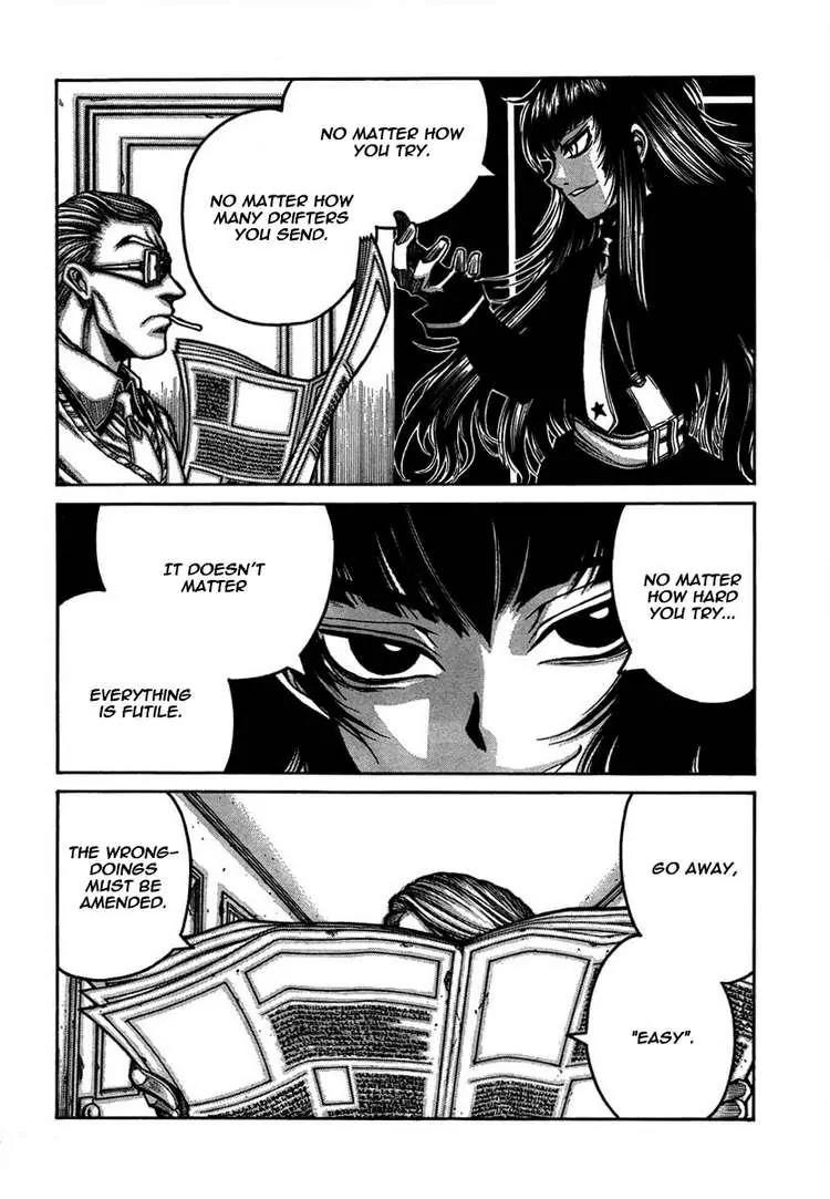 Drifters Chapter 8 page 4 - Chapter 8 : Army of mine - Arms rising at dawn