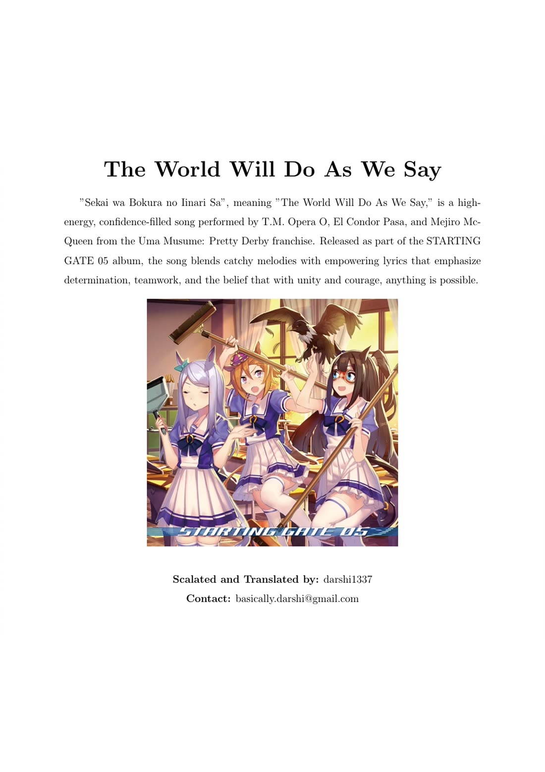 Drifters Chapter 83.1 page 17 - Chapter 83.1: The World Will Do As We Say