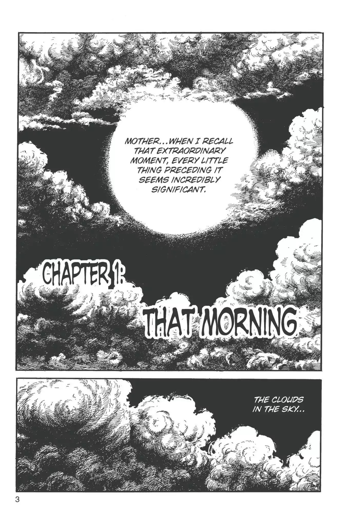 Drifting Classroom Chapter 1 page 4 - Chapter 1: That Morning