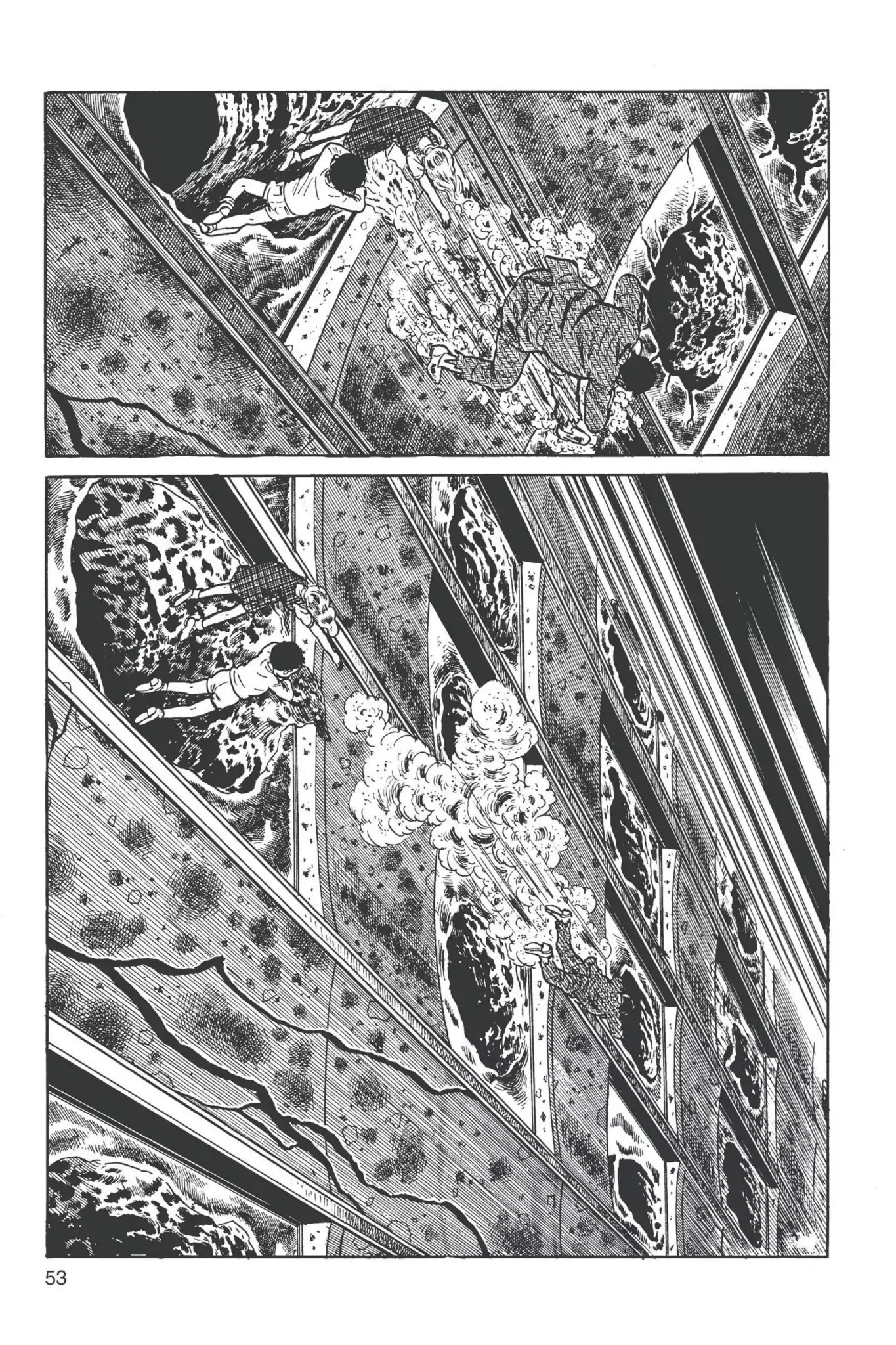 Drifting Classroom Chapter 10 page 54 - Chapter 10: The Scream from the Wall