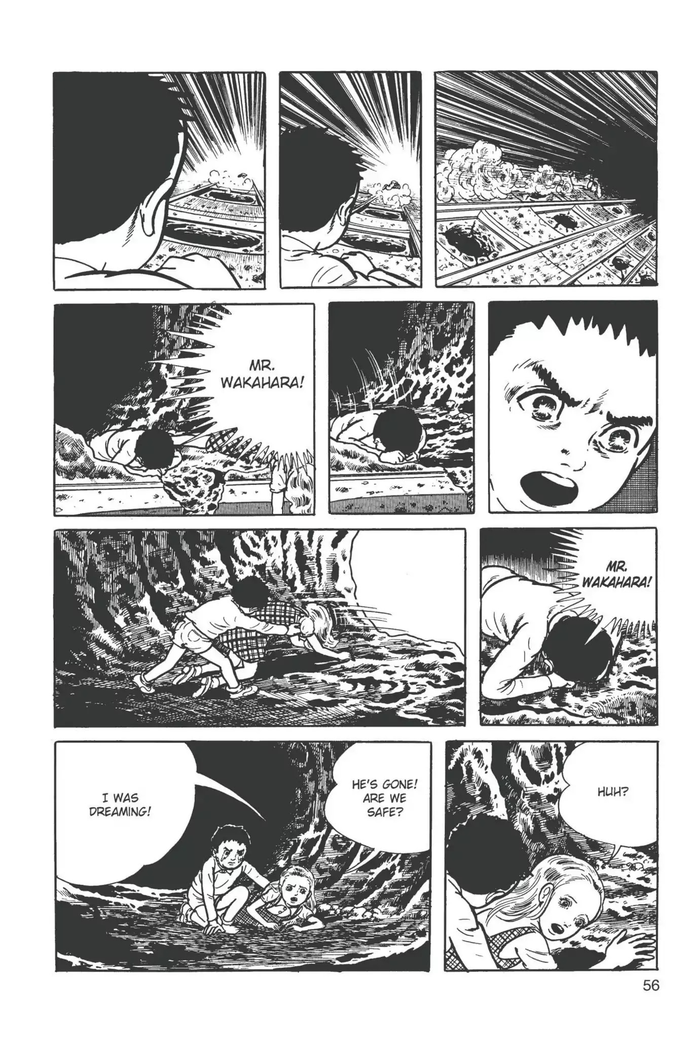 Drifting Classroom Chapter 10 page 56 - Chapter 10: The Scream from the Wall