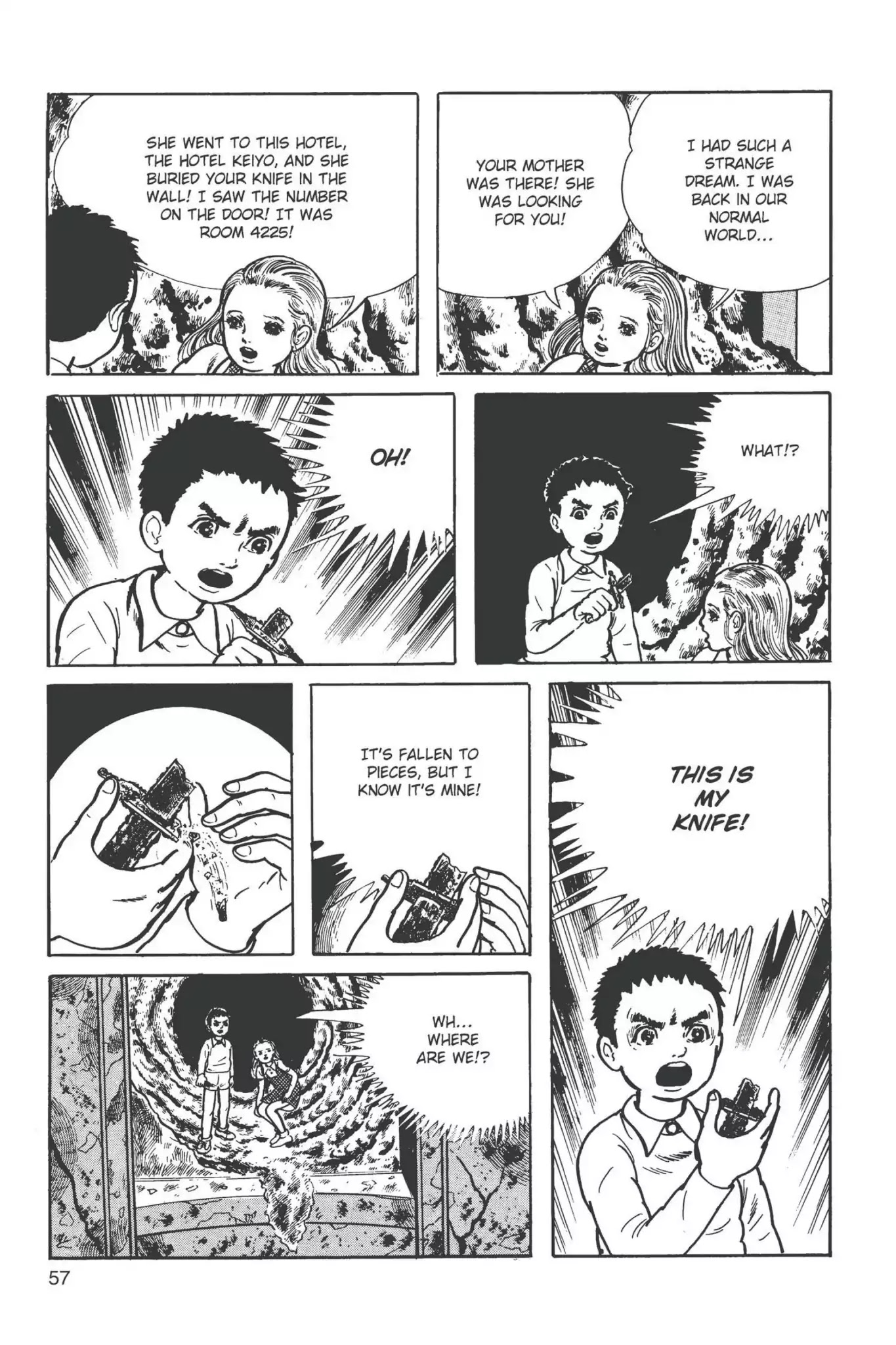 Drifting Classroom Chapter 10 page 57 - Chapter 10: The Scream from the Wall