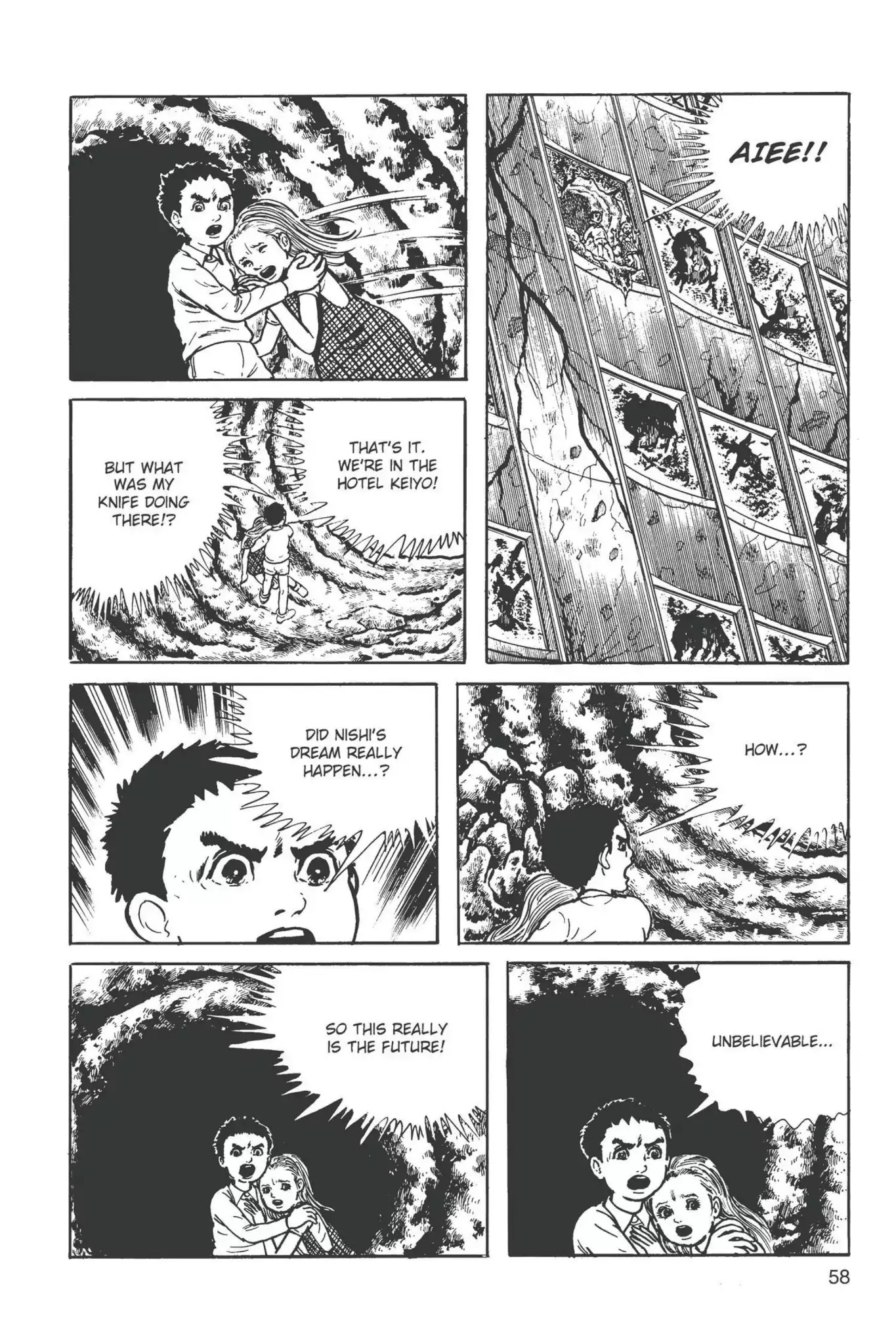 Drifting Classroom Chapter 10 page 58 - Chapter 10: The Scream from the Wall