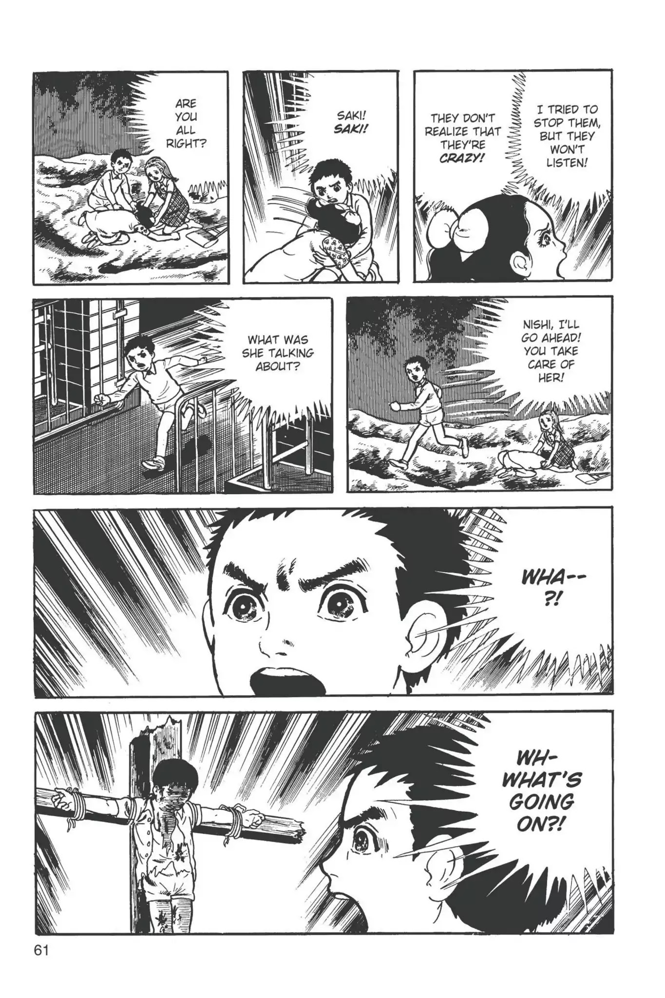 Drifting Classroom Chapter 10 page 61 - Chapter 10: The Scream from the Wall