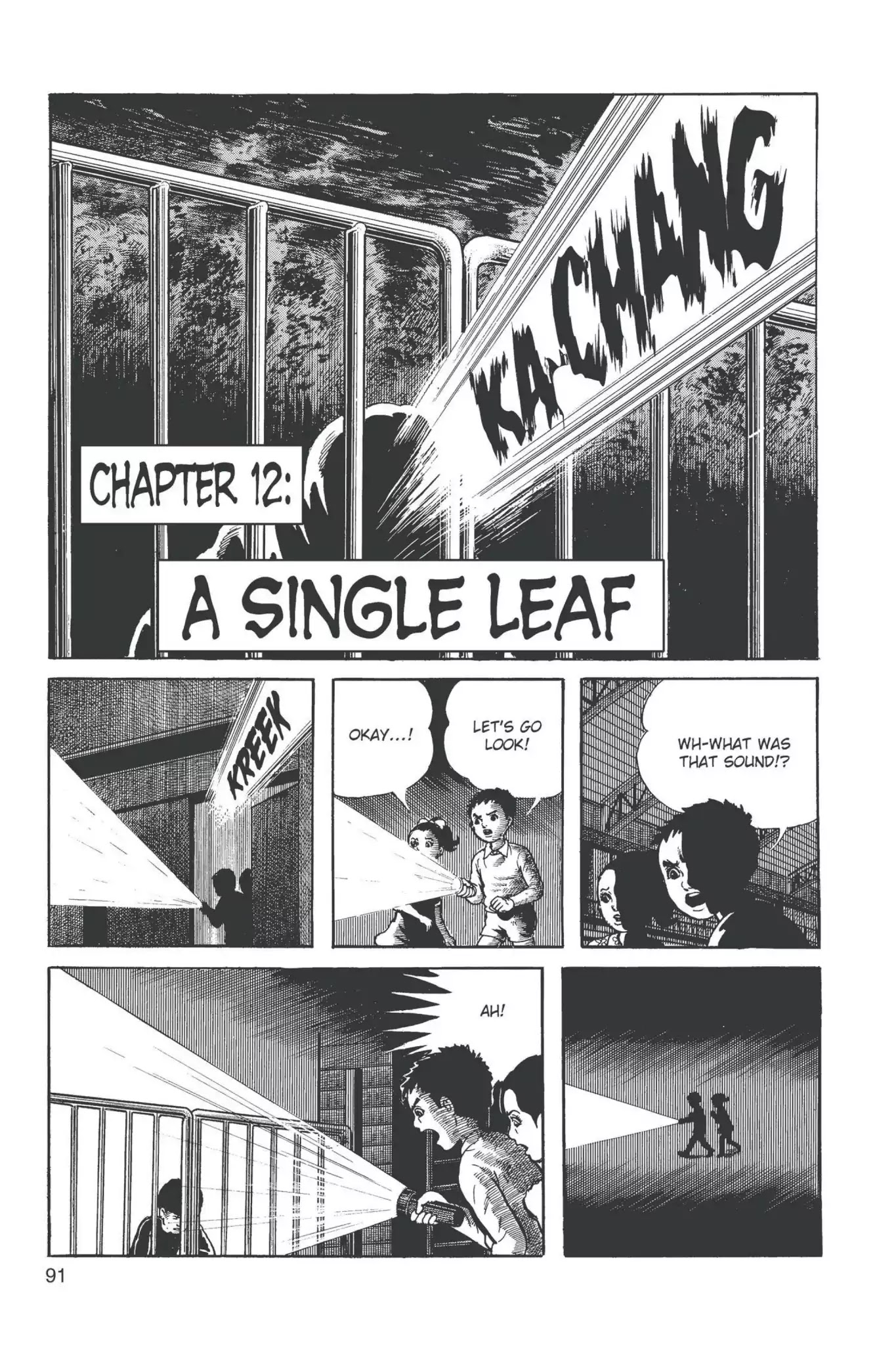 Drifting Classroom Chapter 12 page 1 - Chapter 12: A Single Leaf