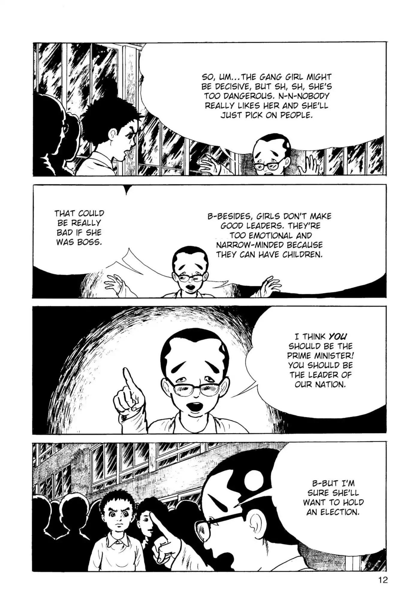 Drifting Classroom Chapter 14 page 13 - Chapter 14: The Nation of Yamato Elementary