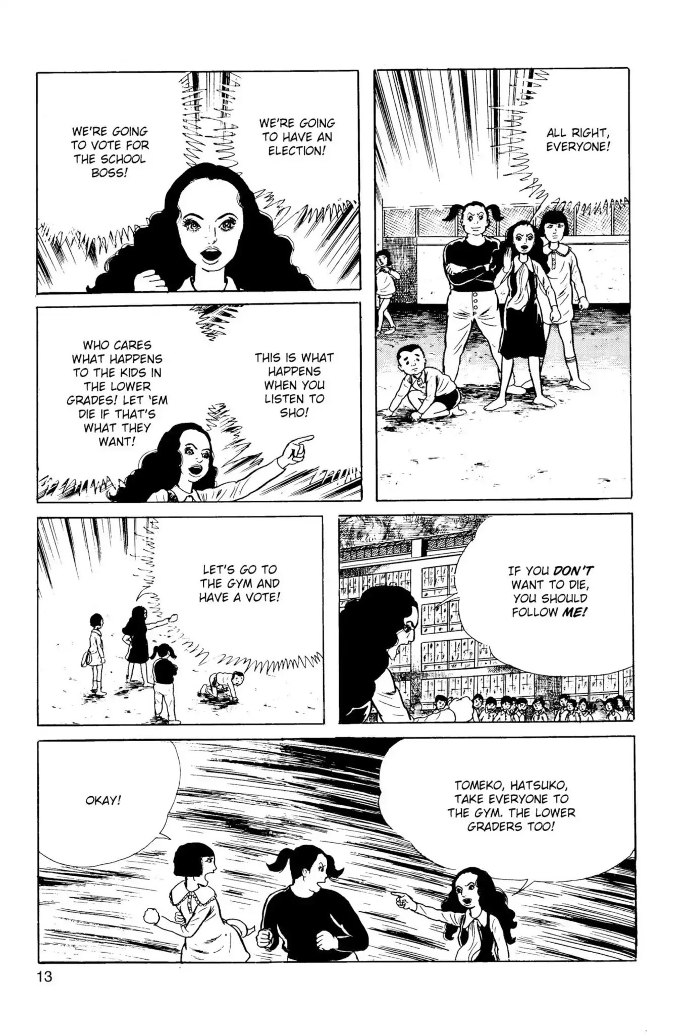 Drifting Classroom Chapter 14 page 14 - Chapter 14: The Nation of Yamato Elementary