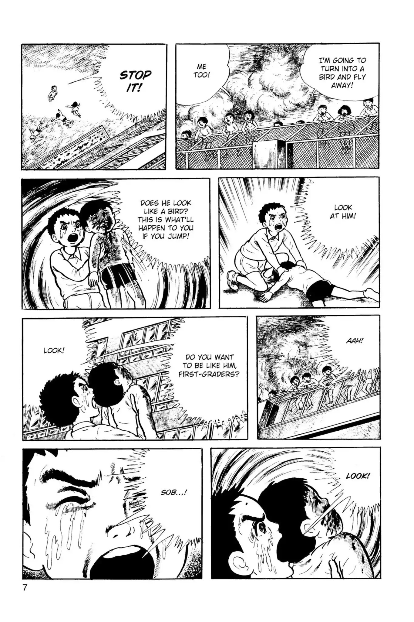 Drifting Classroom Chapter 14 page 8 - Chapter 14: The Nation of Yamato Elementary