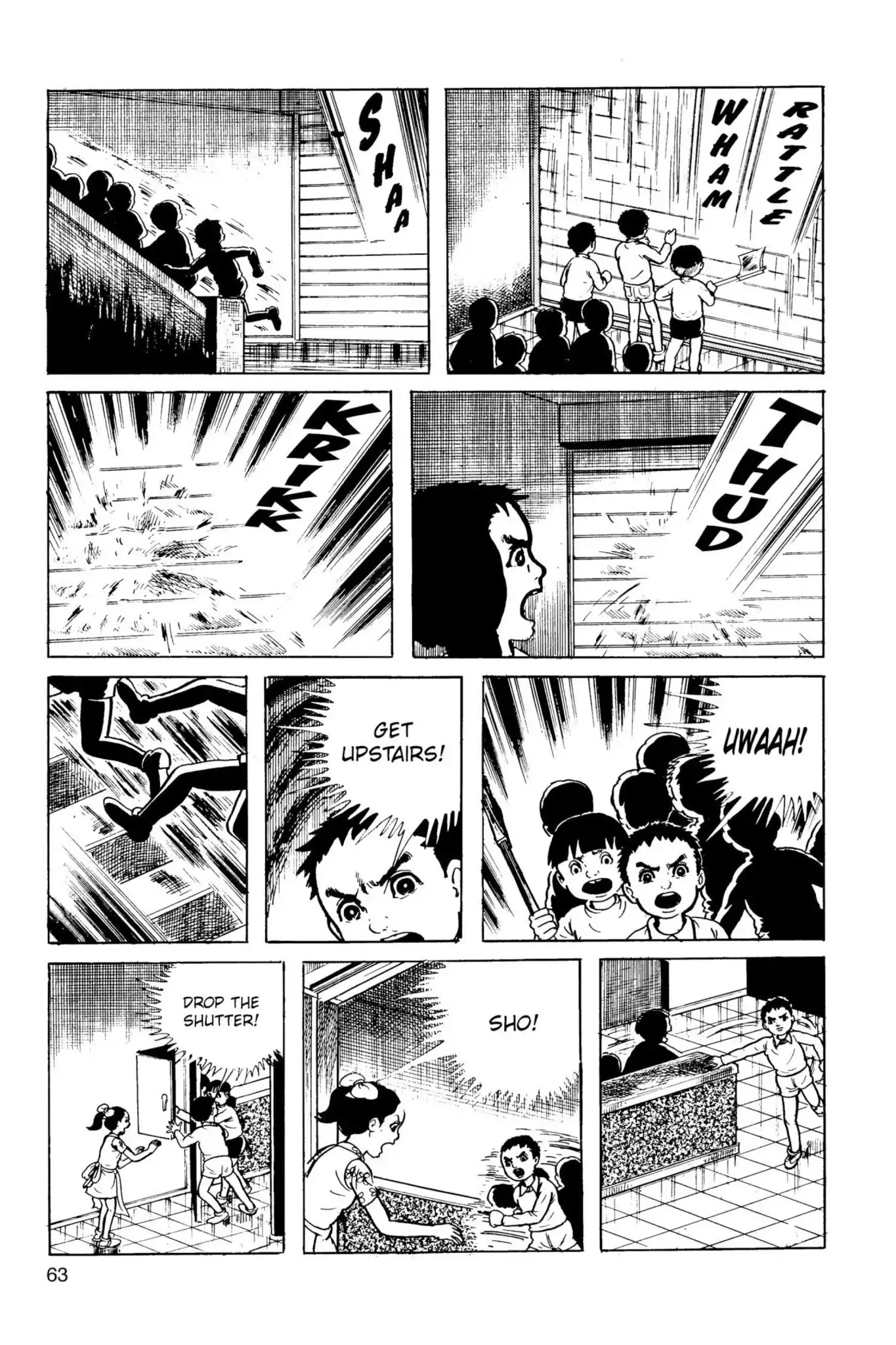 Drifting Classroom Chapter 15 page 13 - Chapter 15: The Monster Attacks