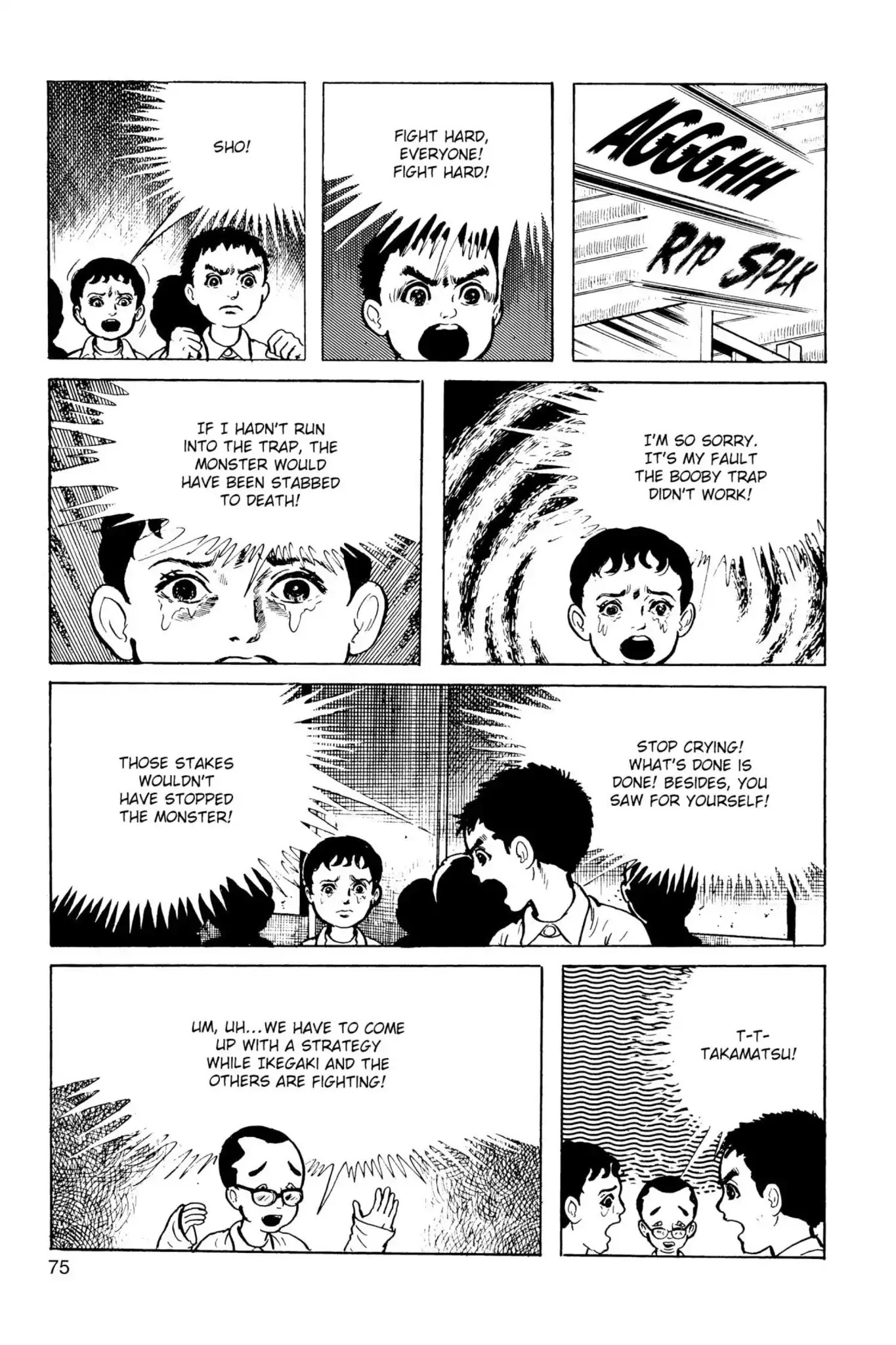 Drifting Classroom Chapter 15 page 25 - Chapter 15: The Monster Attacks
