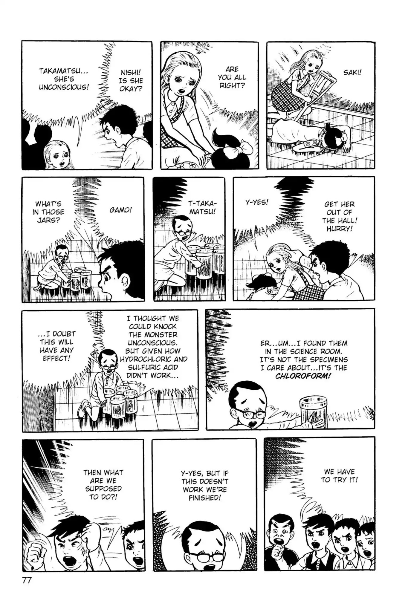 Drifting Classroom Chapter 15 page 27 - Chapter 15: The Monster Attacks