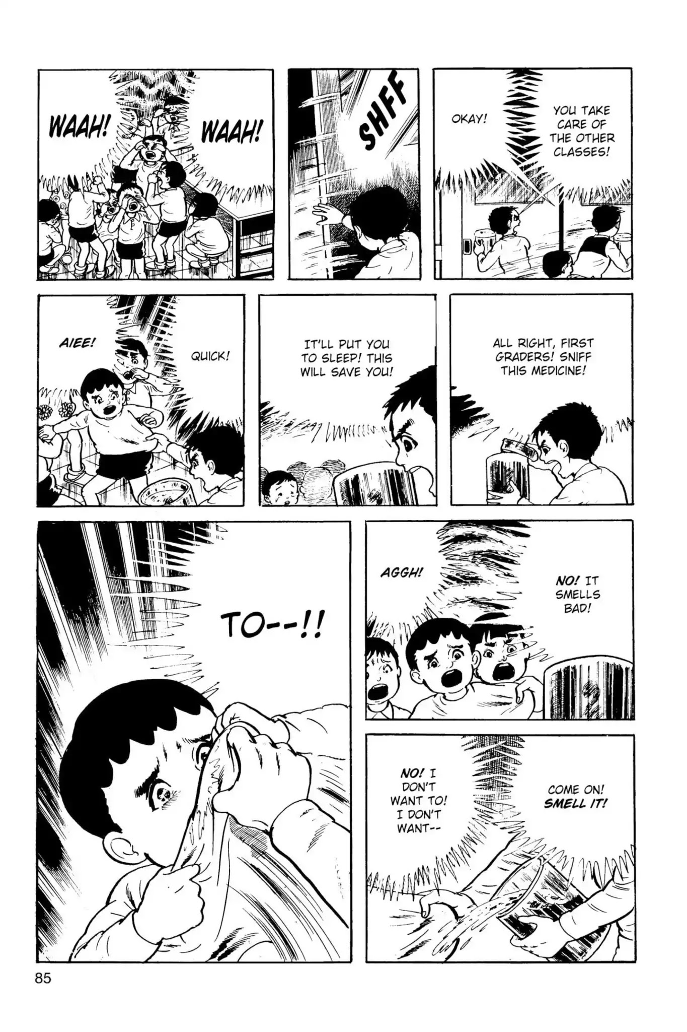 Drifting Classroom Chapter 15 page 35 - Chapter 15: The Monster Attacks