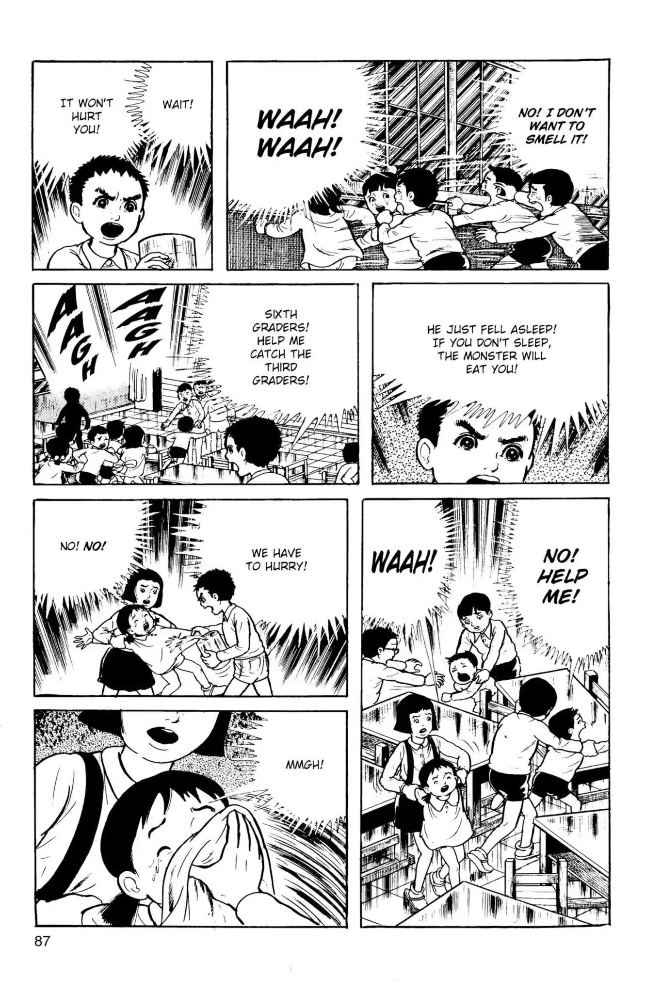 Drifting Classroom Chapter 15 page 37 - Chapter 15: The Monster Attacks