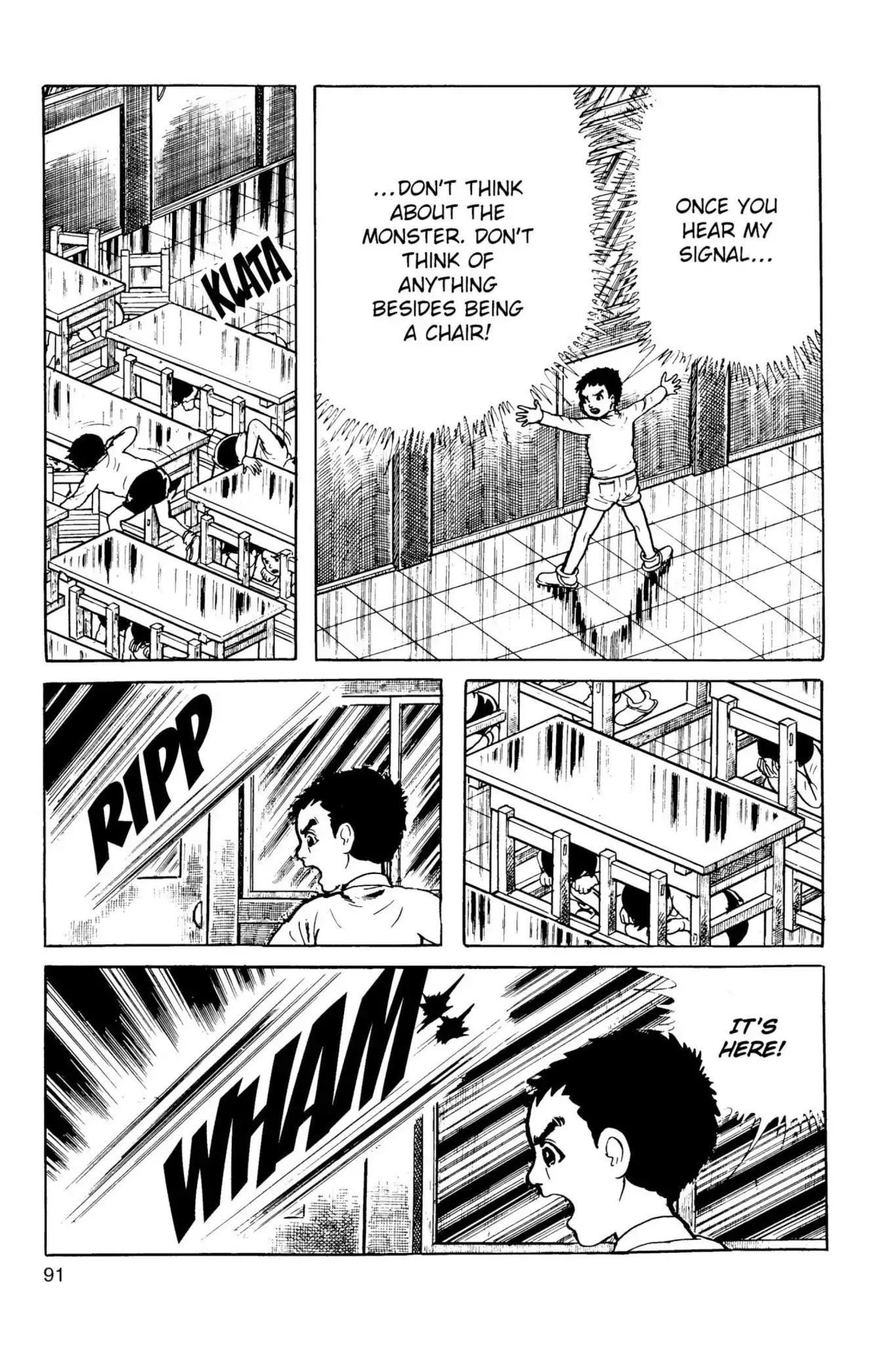 Drifting Classroom Chapter 15 page 41 - Chapter 15: The Monster Attacks
