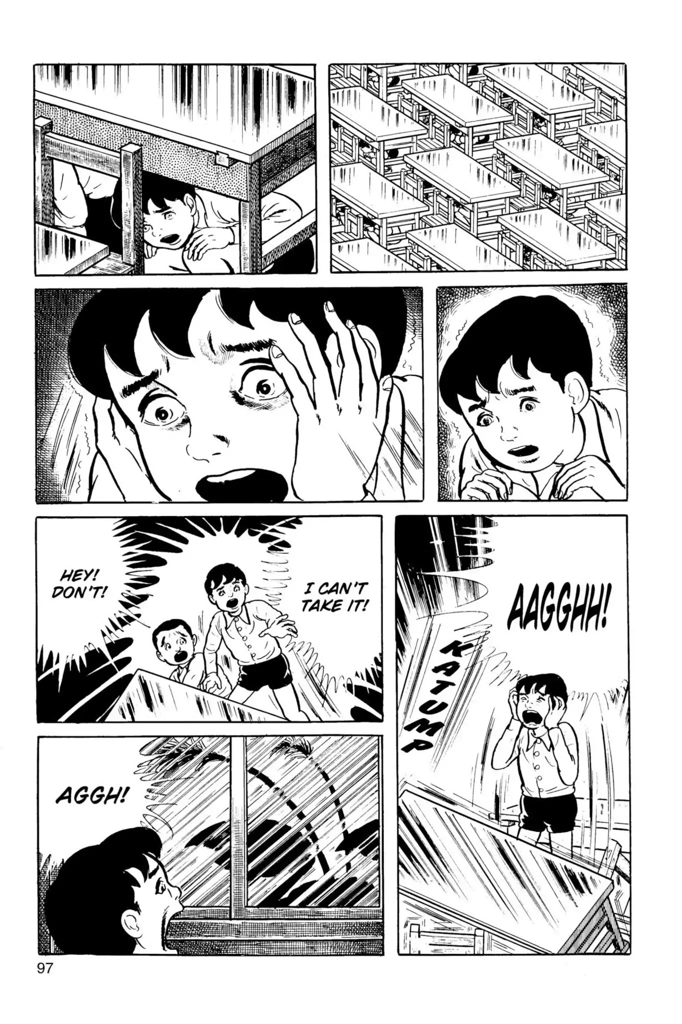 Drifting Classroom Chapter 15 page 47 - Chapter 15: The Monster Attacks