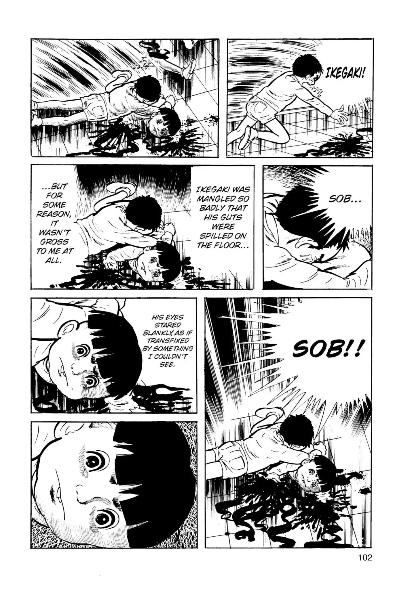Drifting Classroom Chapter 15 page 52 - Chapter 15: The Monster Attacks