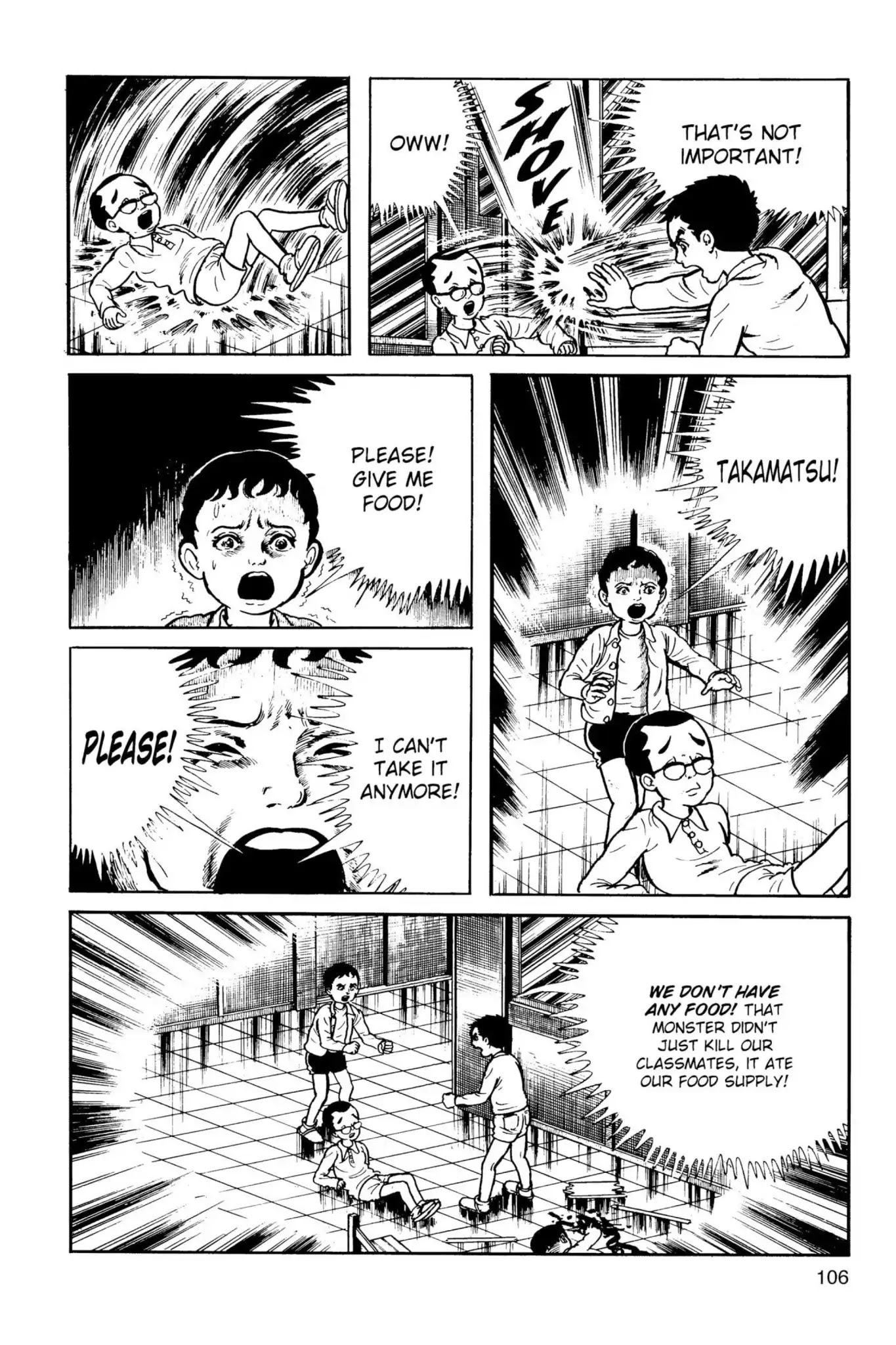 Drifting Classroom Chapter 16 page 4 - Chapter 16: A Desperate Act