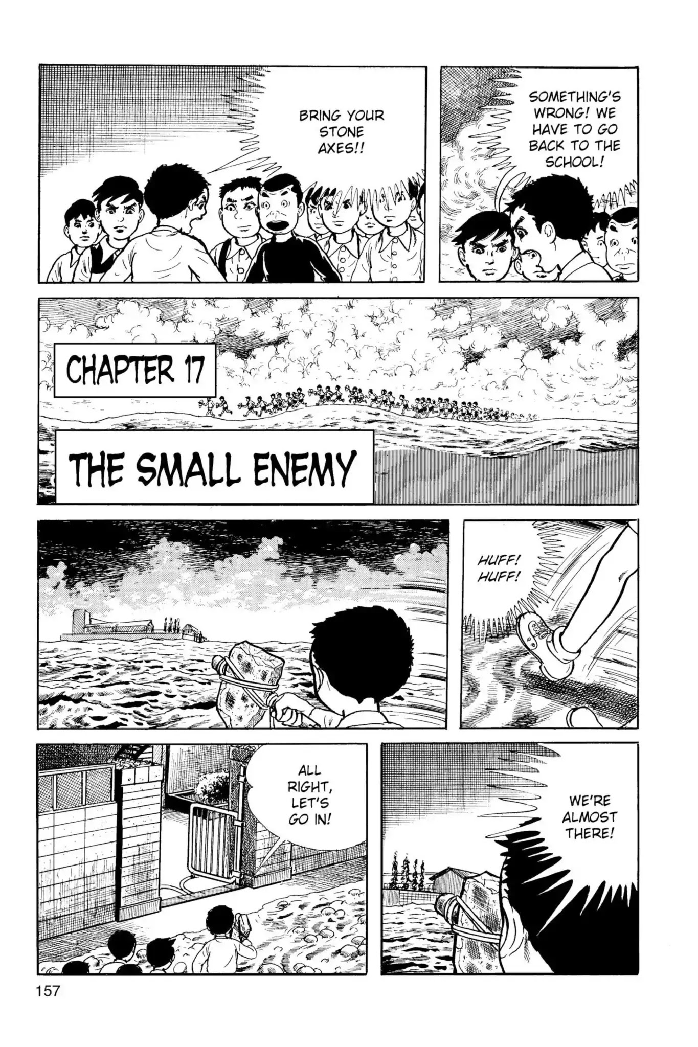 Drifting Classroom Chapter 17 page 1 - Chapter 17: The Small Enemy