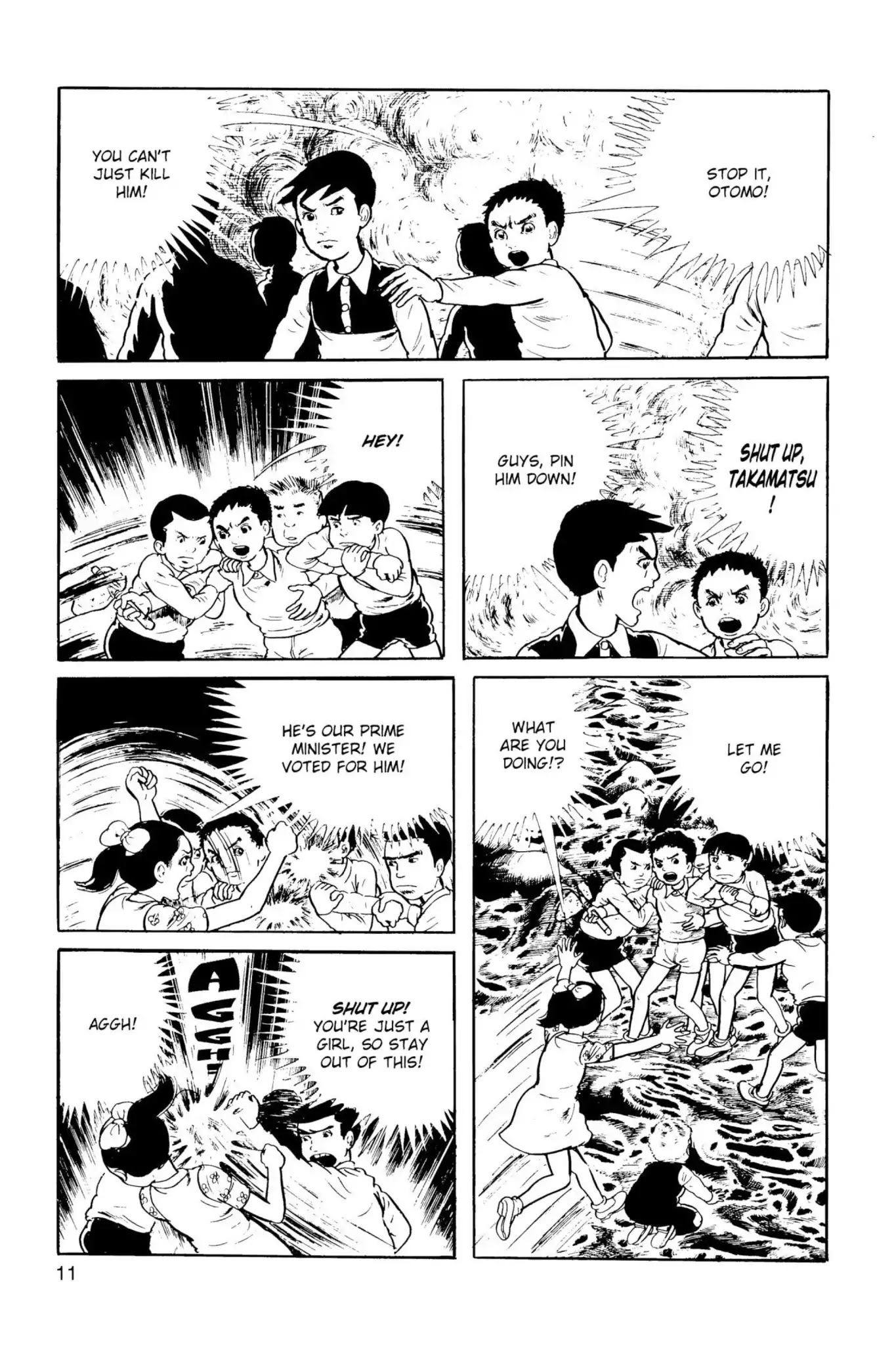 Drifting Classroom Chapter 18 page 12 - Chapter 18: The Courageous Blow