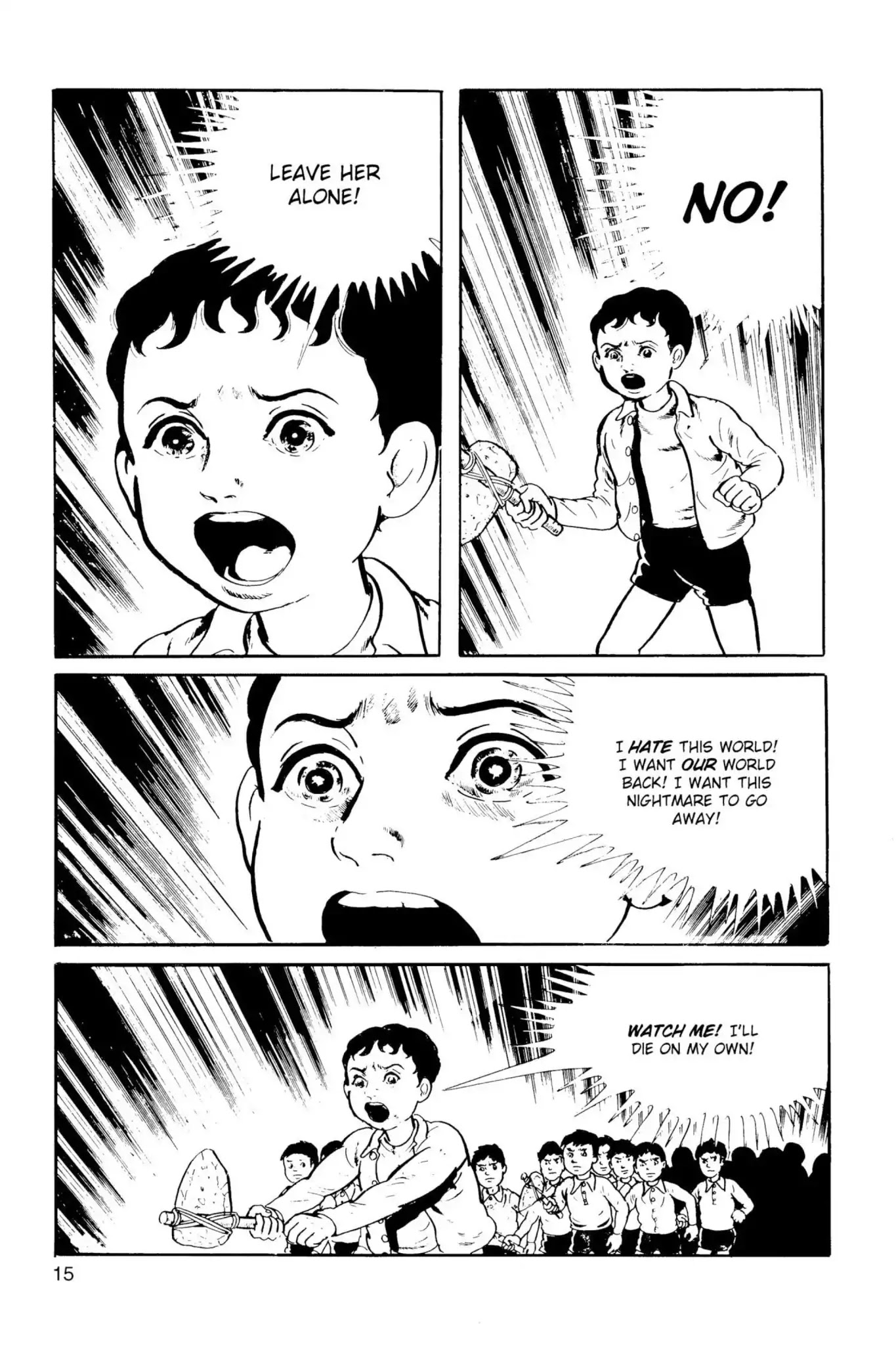 Drifting Classroom Chapter 18 page 16 - Chapter 18: The Courageous Blow