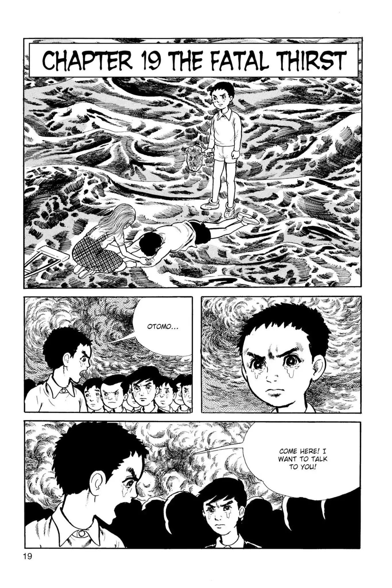 Drifting Classroom Chapter 19 page 1 - Chapter 19: The Fatal Thirst