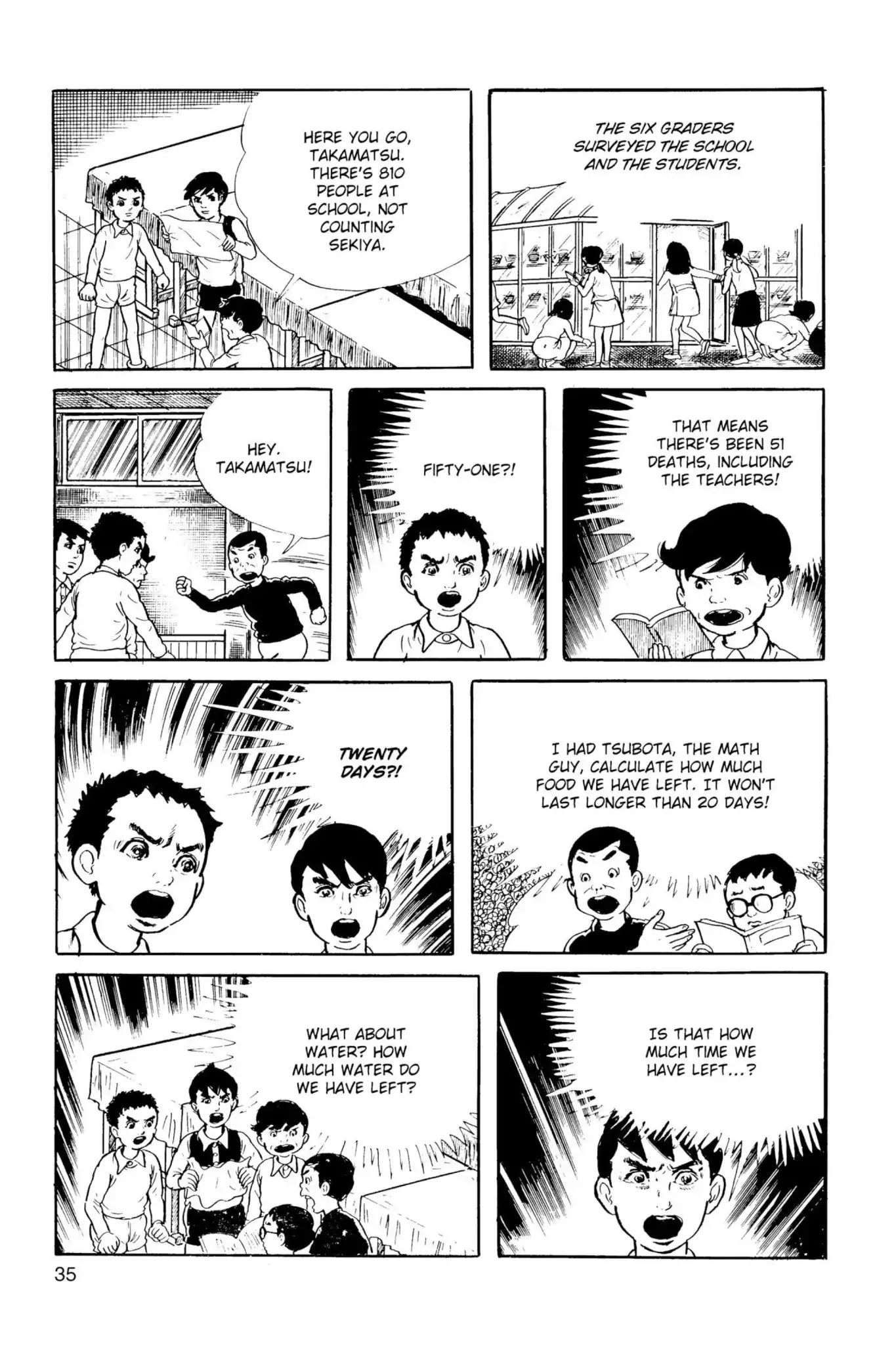 Drifting Classroom Chapter 19 page 17 - Chapter 19: The Fatal Thirst