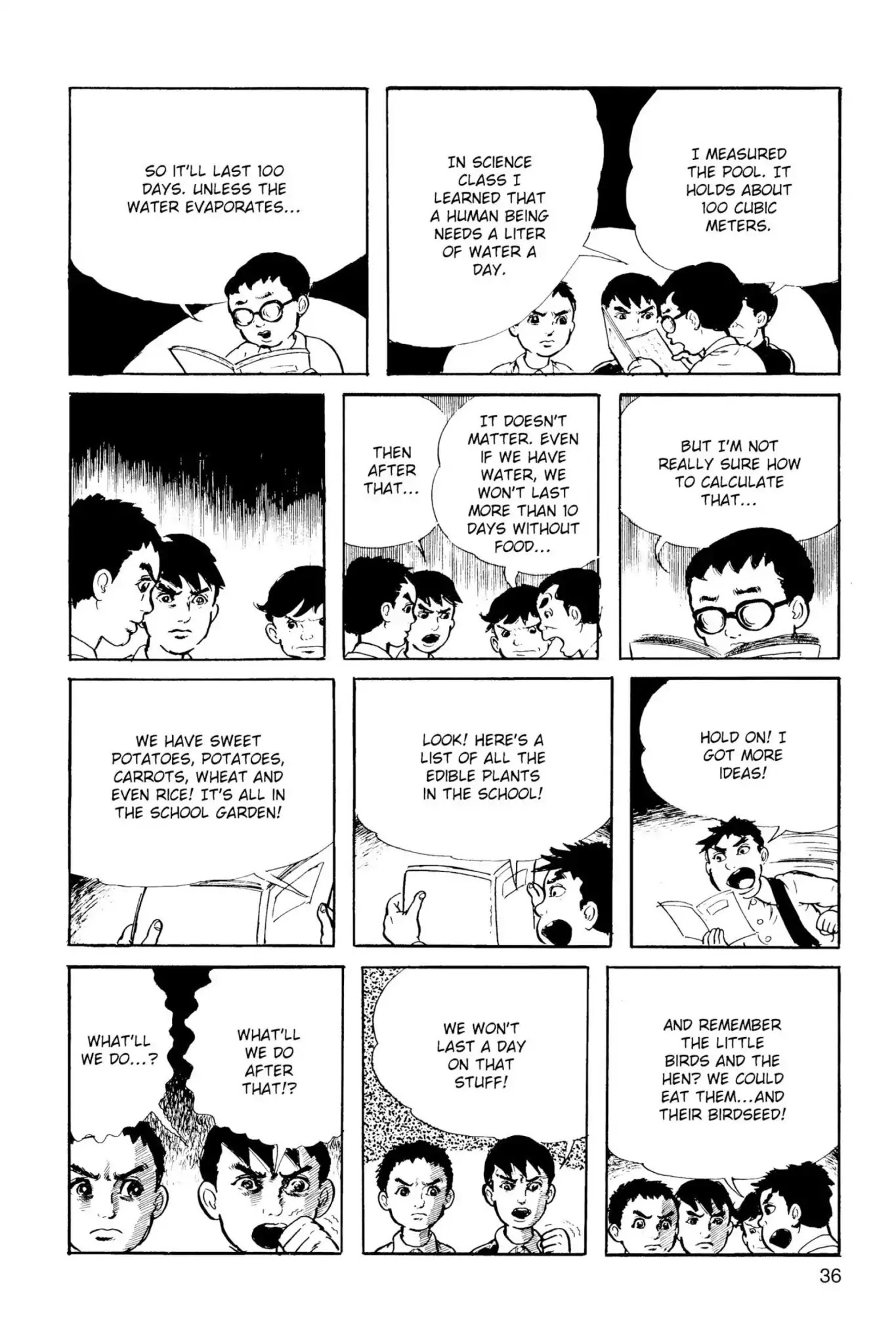 Drifting Classroom Chapter 19 page 18 - Chapter 19: The Fatal Thirst