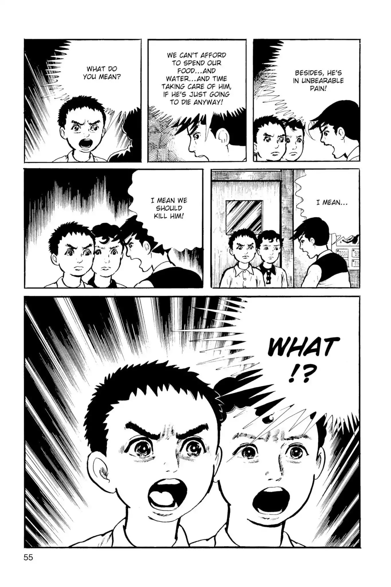 Drifting Classroom Chapter 19 page 37 - Chapter 19: The Fatal Thirst