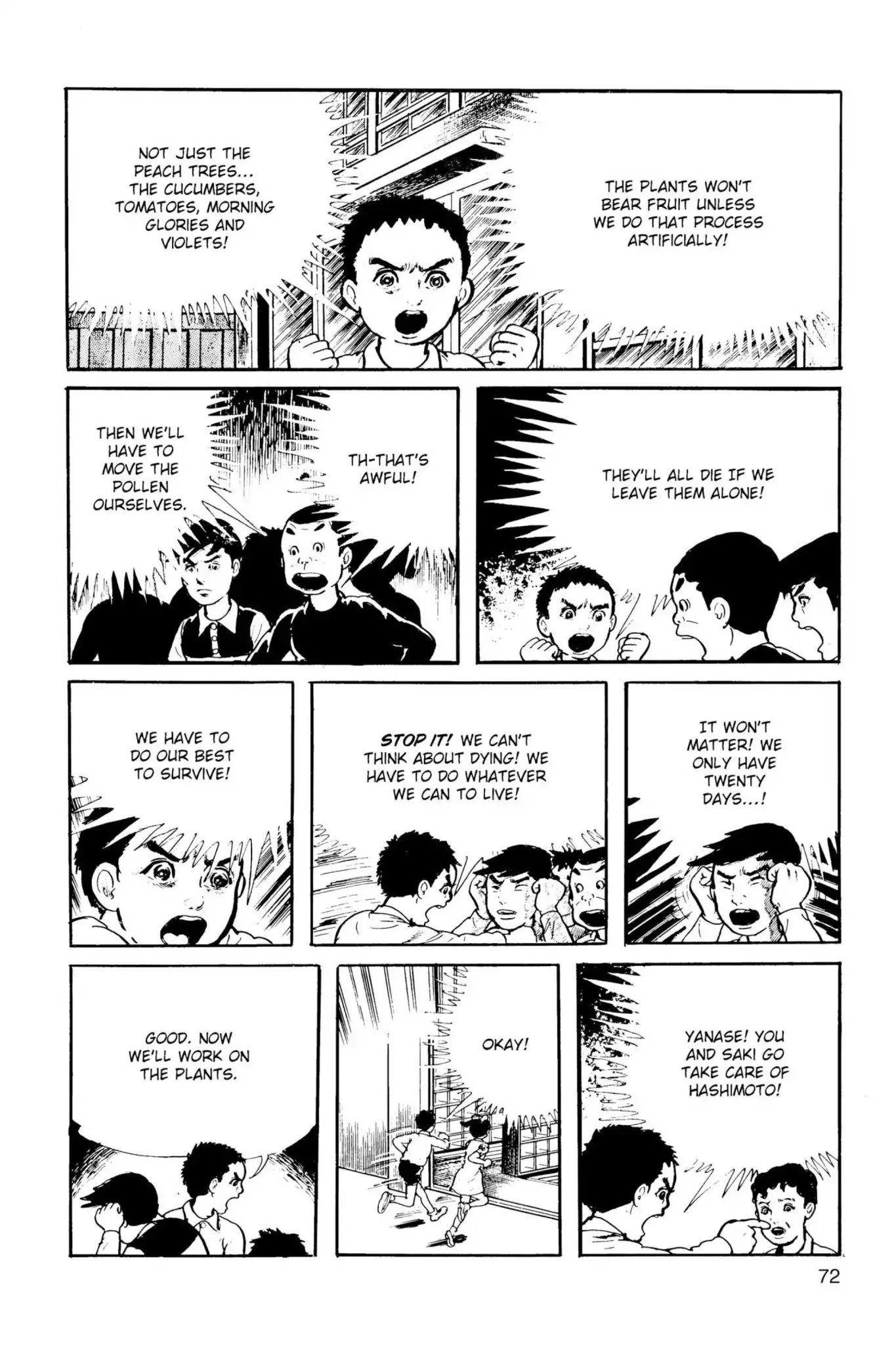 Drifting Classroom Chapter 19 page 54 - Chapter 19: The Fatal Thirst