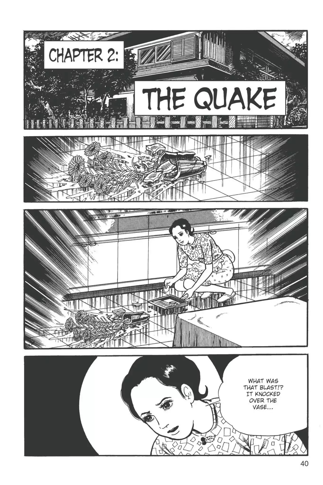 Drifting Classroom Chapter 2 page 1 - Chapter 2: The Quake