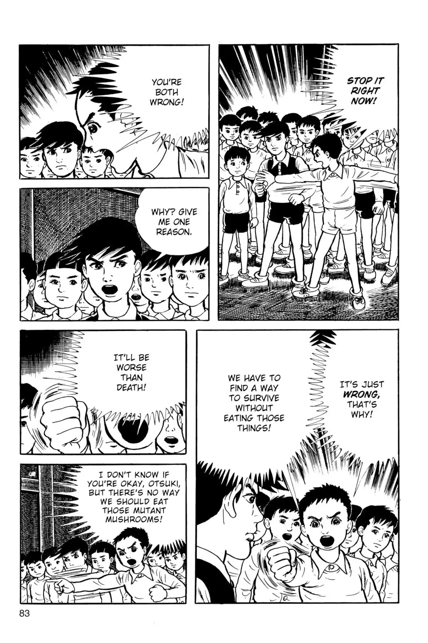 Drifting Classroom Chapter 26 page 84 - Chapter 26: The Food of the Future