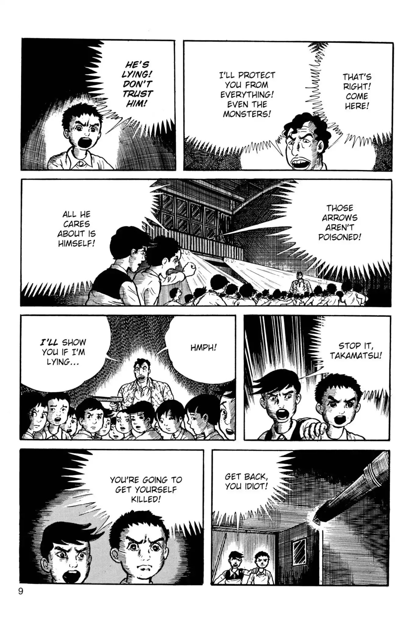 Drifting Classroom Chapter 29 page 10 - Chapter 29: Cold Stares