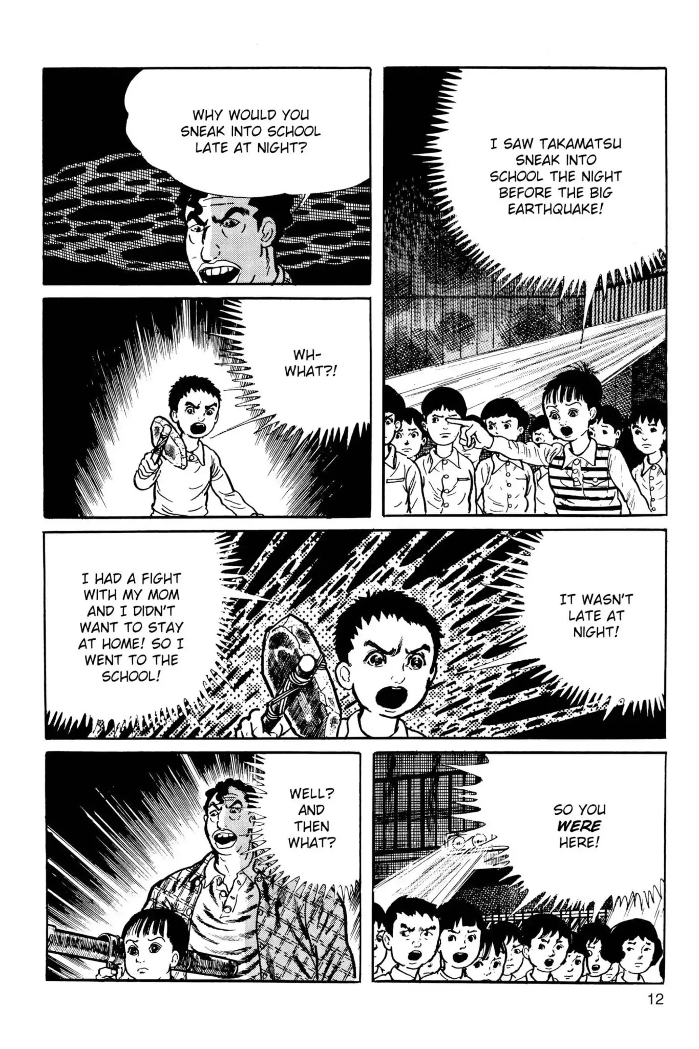 Drifting Classroom Chapter 29 page 13 - Chapter 29: Cold Stares