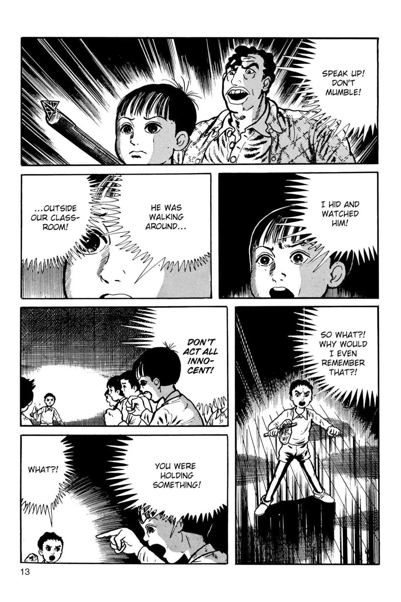Drifting Classroom Chapter 29 page 14 - Chapter 29: Cold Stares