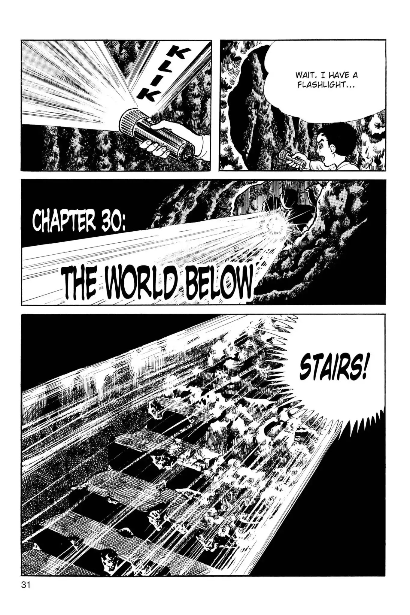 Drifting Classroom Chapter 30 page 1 - Chapter 30: The World Below