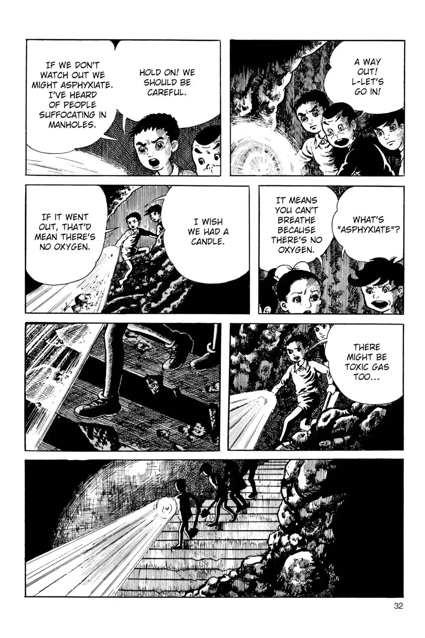 Drifting Classroom Chapter 30 page 2 - Chapter 30: The World Below