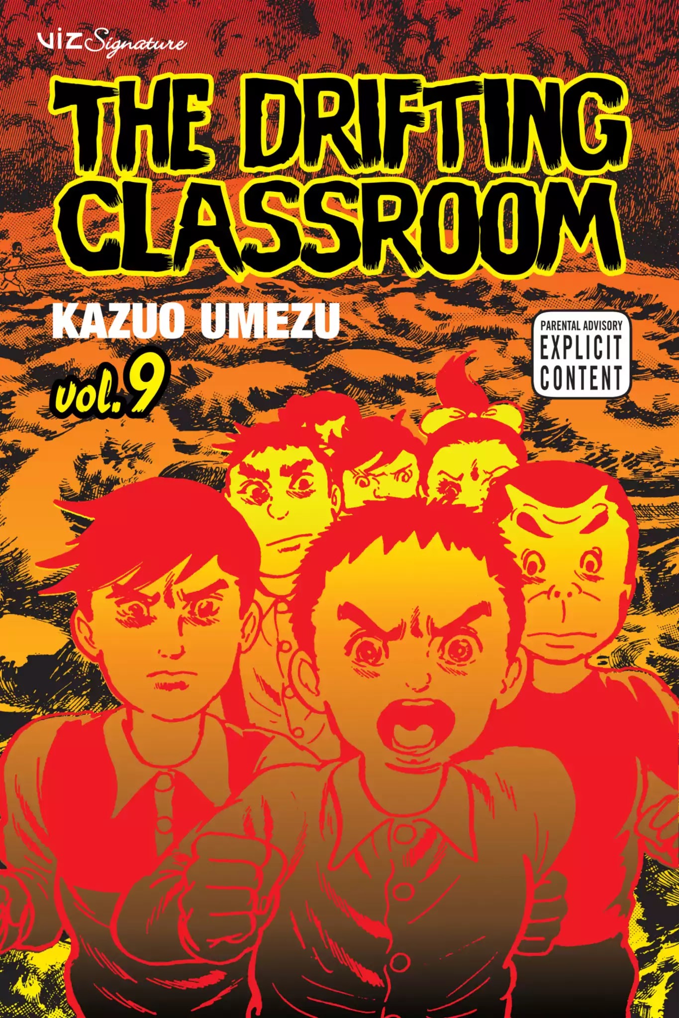 Drifting Classroom Chapter 34 page 1 - Chapter 34: The Web of Fear