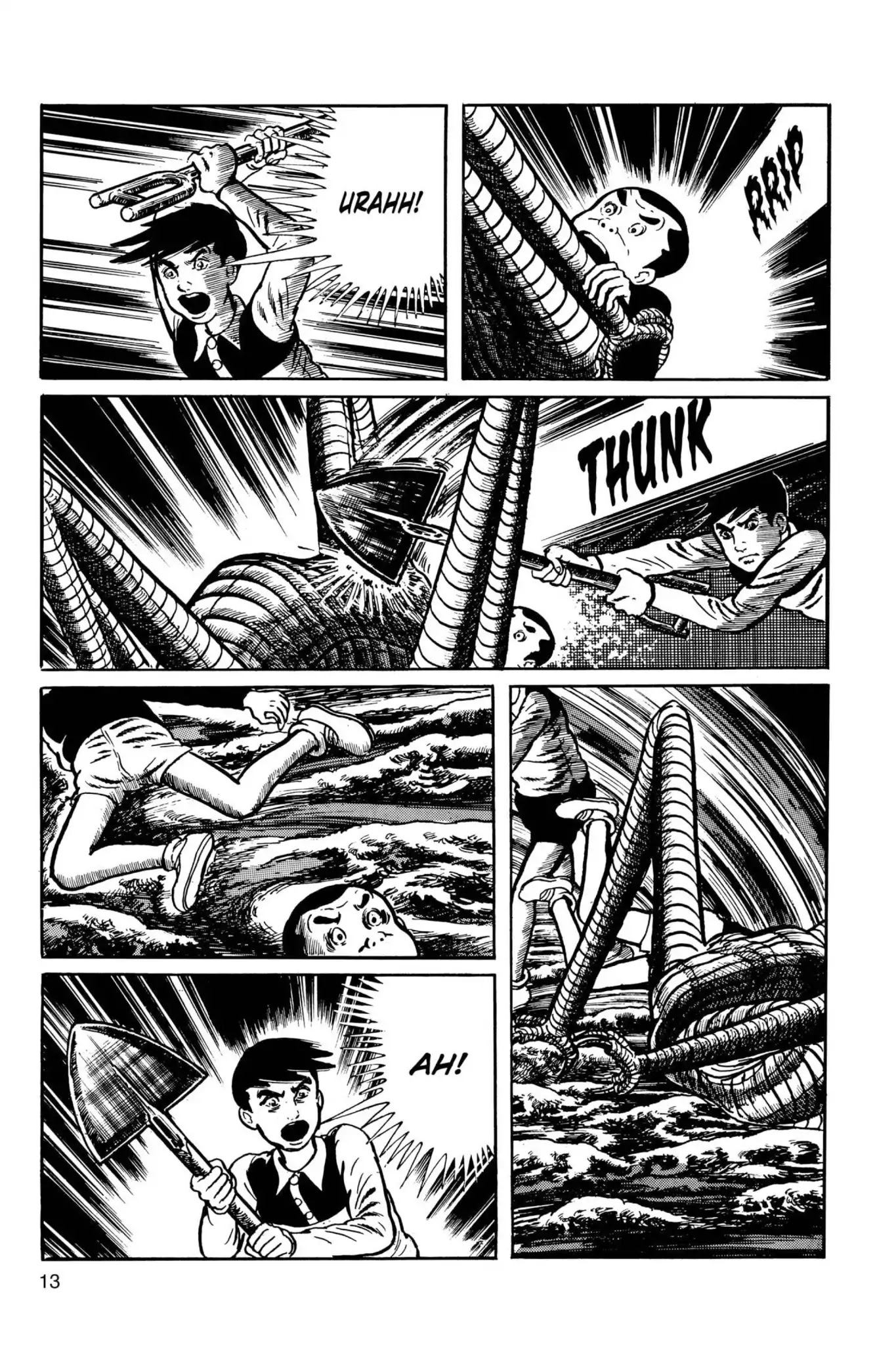Drifting Classroom Chapter 34 page 14 - Chapter 34: The Web of Fear