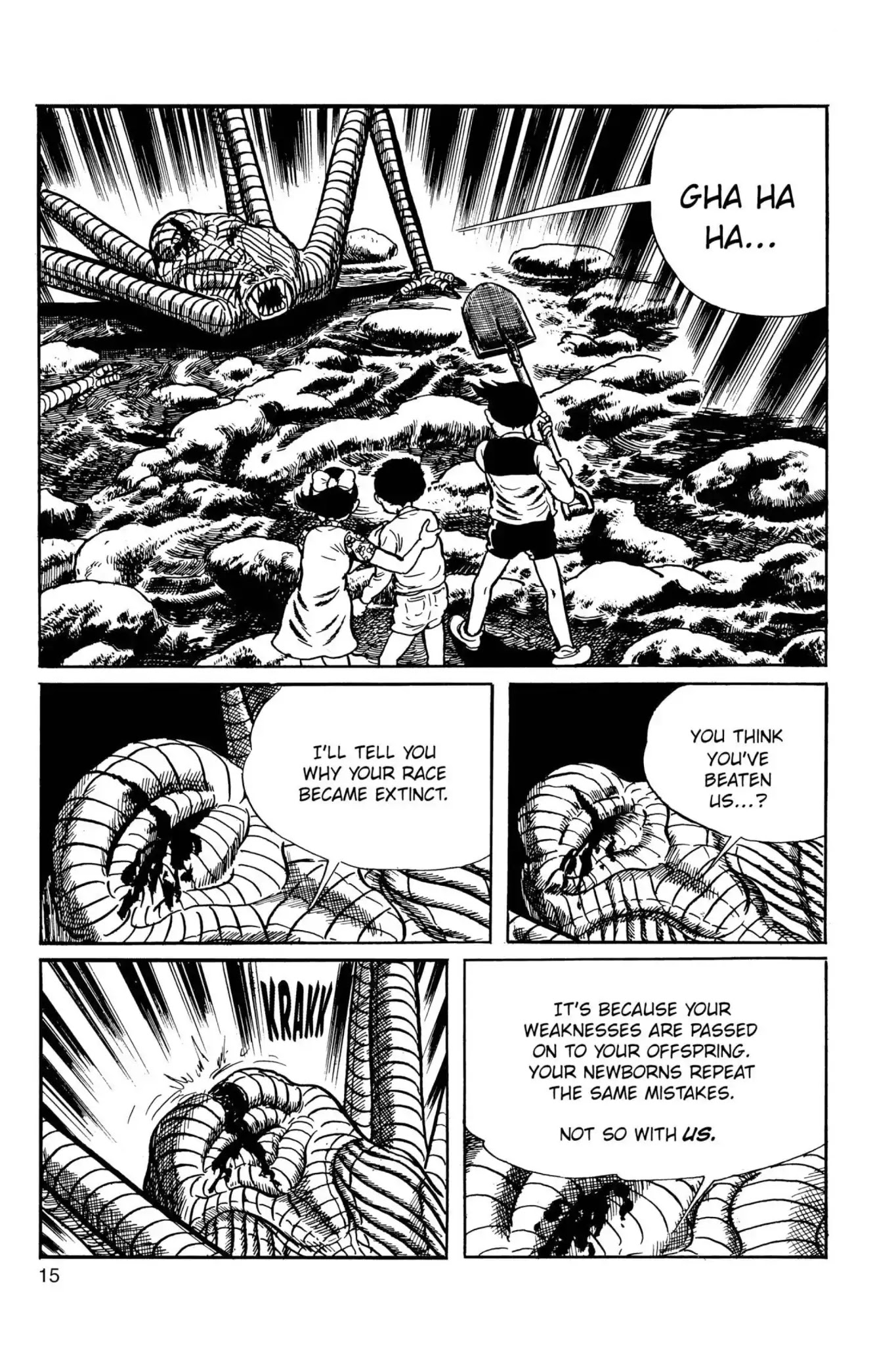 Drifting Classroom Chapter 34 page 16 - Chapter 34: The Web of Fear