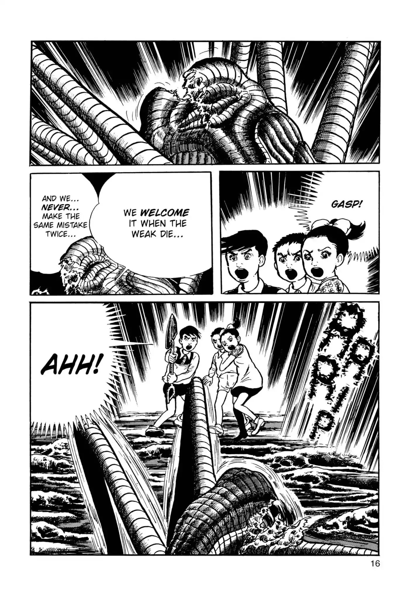 Drifting Classroom Chapter 34 page 17 - Chapter 34: The Web of Fear