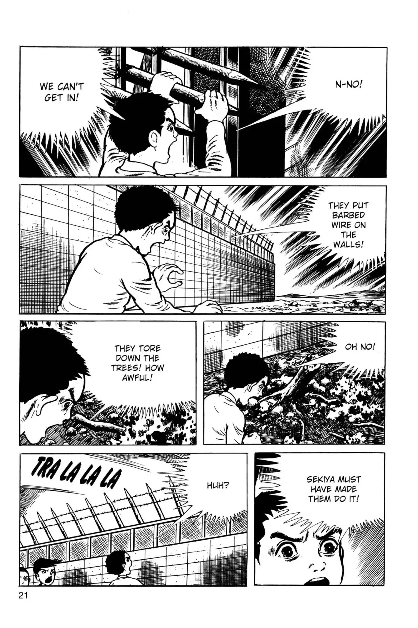 Drifting Classroom Chapter 34 page 22 - Chapter 34: The Web of Fear