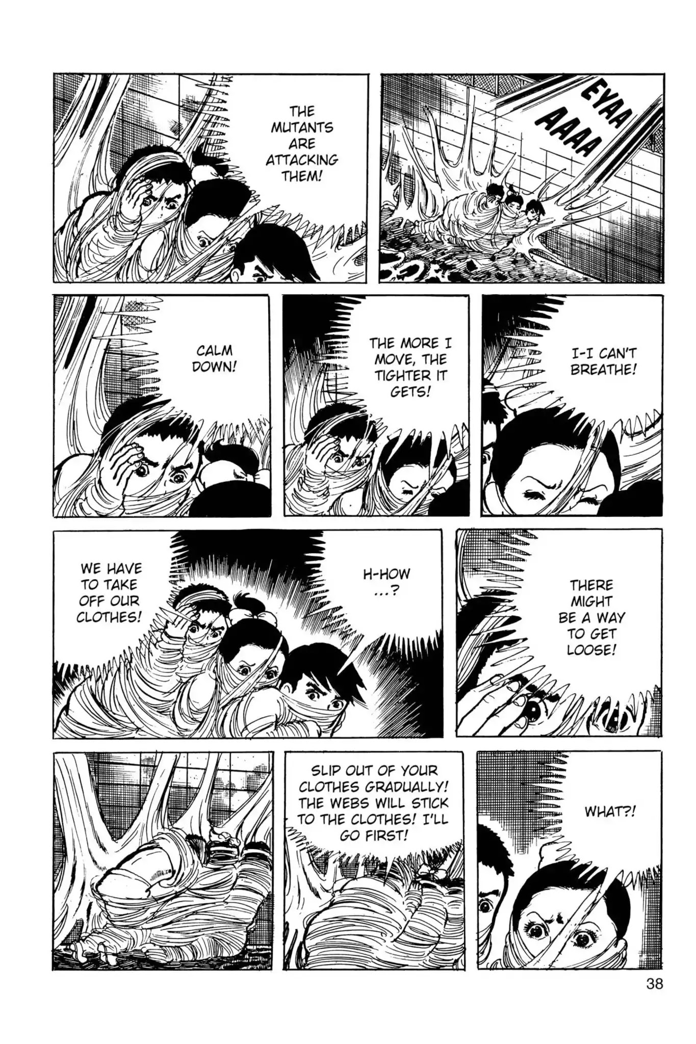 Drifting Classroom Chapter 34 page 39 - Chapter 34: The Web of Fear