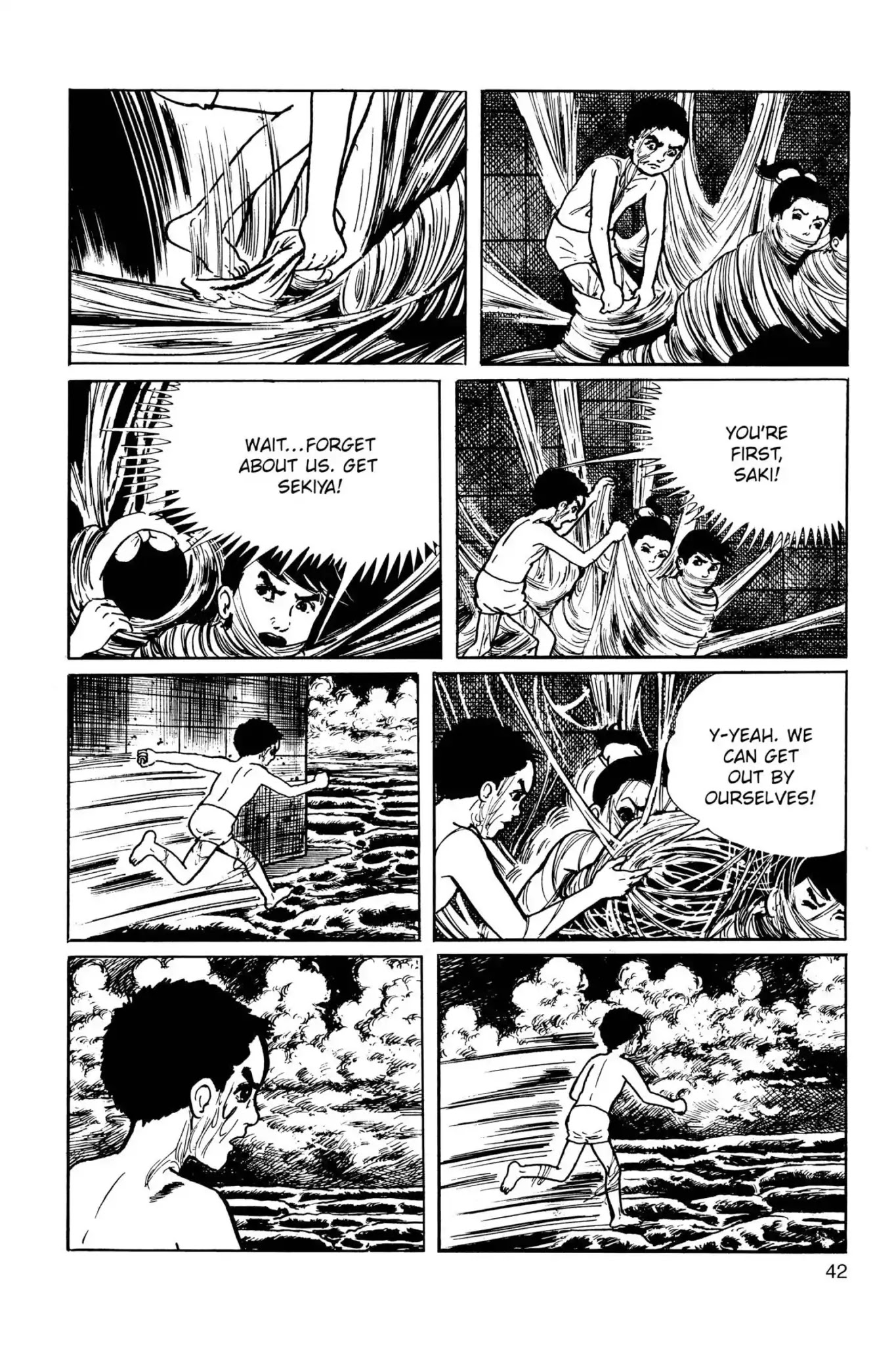Drifting Classroom Chapter 34 page 43 - Chapter 34: The Web of Fear