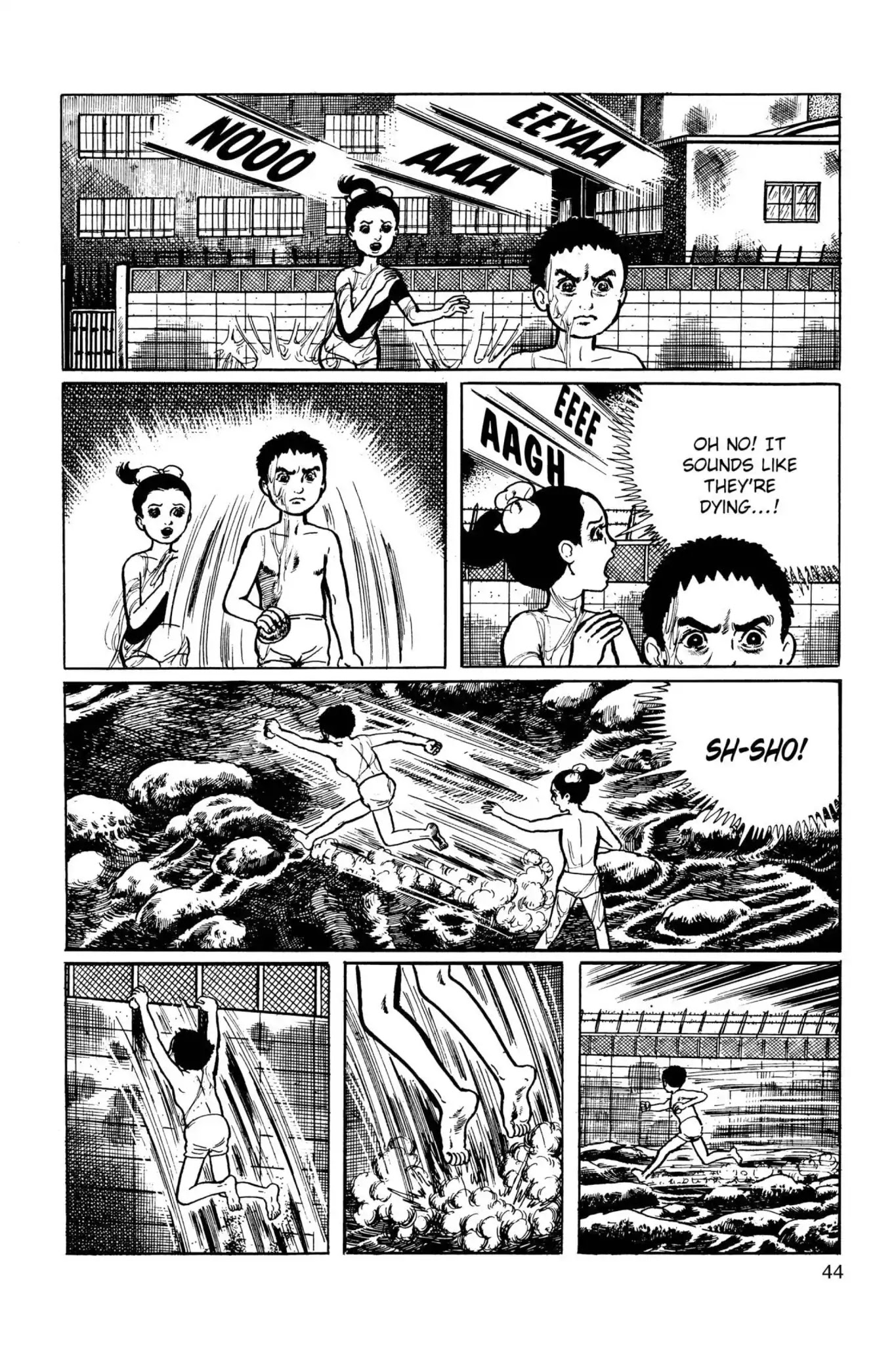 Drifting Classroom Chapter 34 page 45 - Chapter 34: The Web of Fear