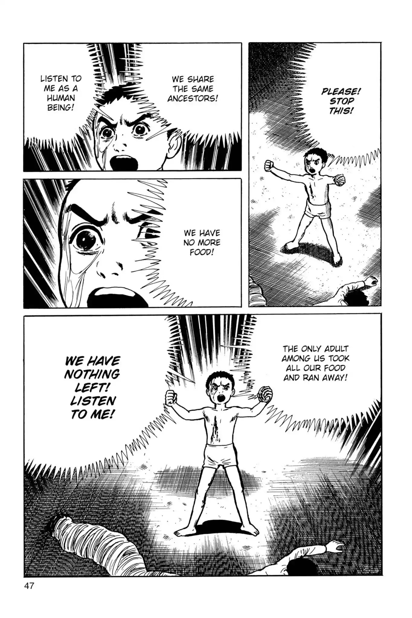 Drifting Classroom Chapter 34 page 48 - Chapter 34: The Web of Fear