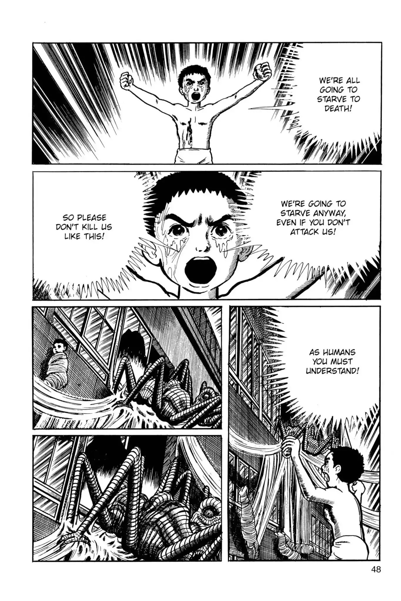 Drifting Classroom Chapter 34 page 49 - Chapter 34: The Web of Fear