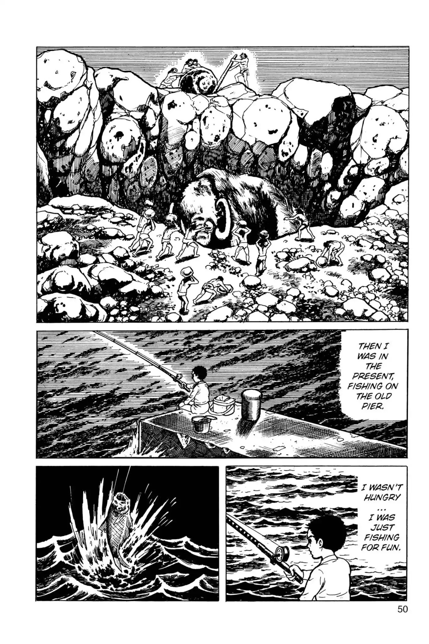 Drifting Classroom Chapter 34 page 51 - Chapter 34: The Web of Fear