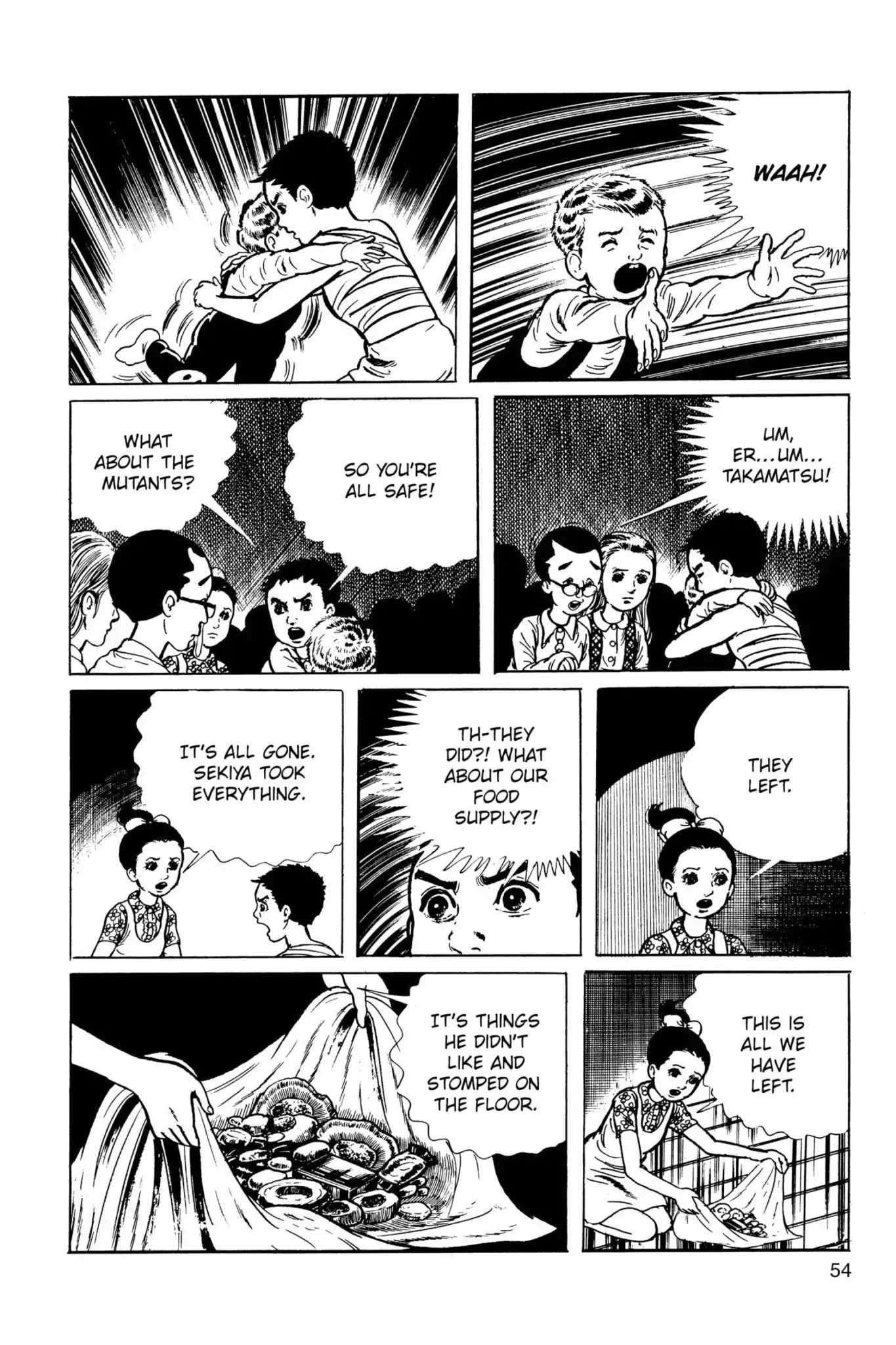 Drifting Classroom Chapter 34 page 55 - Chapter 34: The Web of Fear