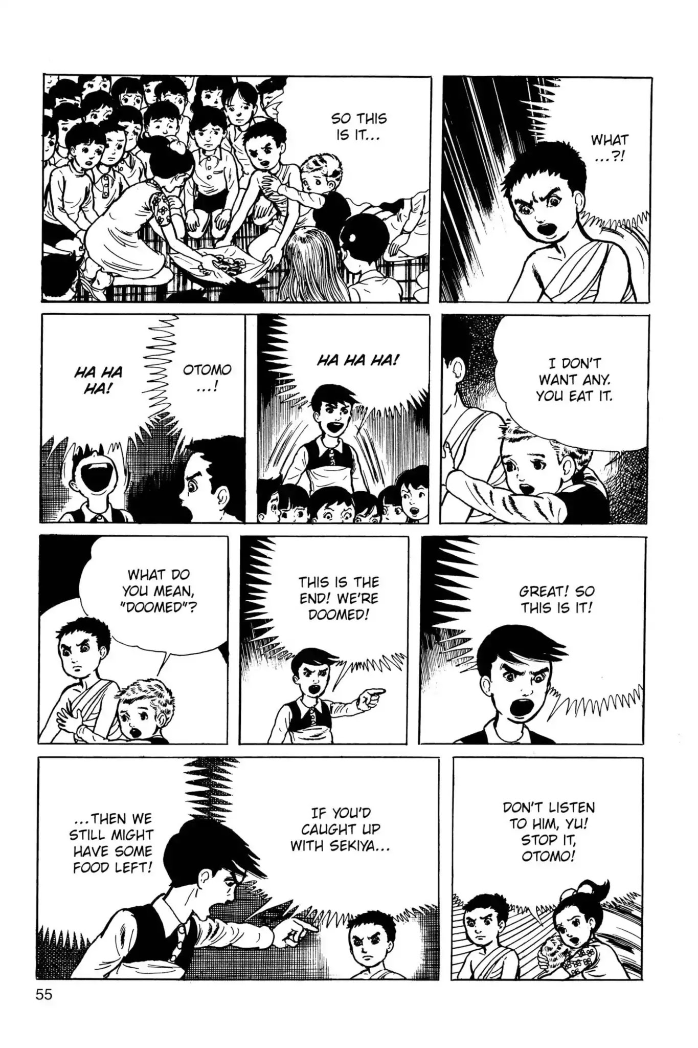 Drifting Classroom Chapter 34 page 56 - Chapter 34: The Web of Fear