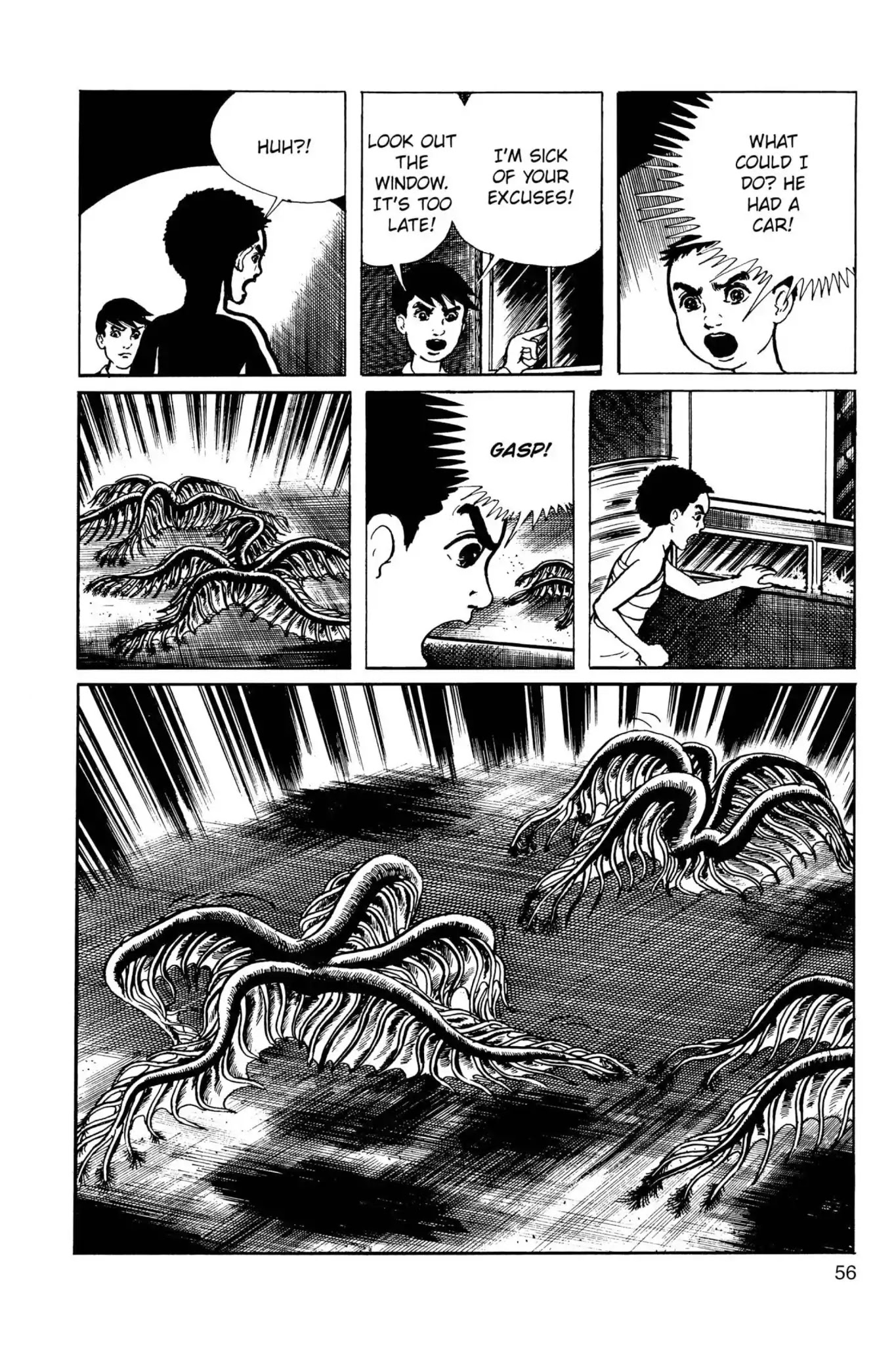 Drifting Classroom Chapter 34 page 57 - Chapter 34: The Web of Fear